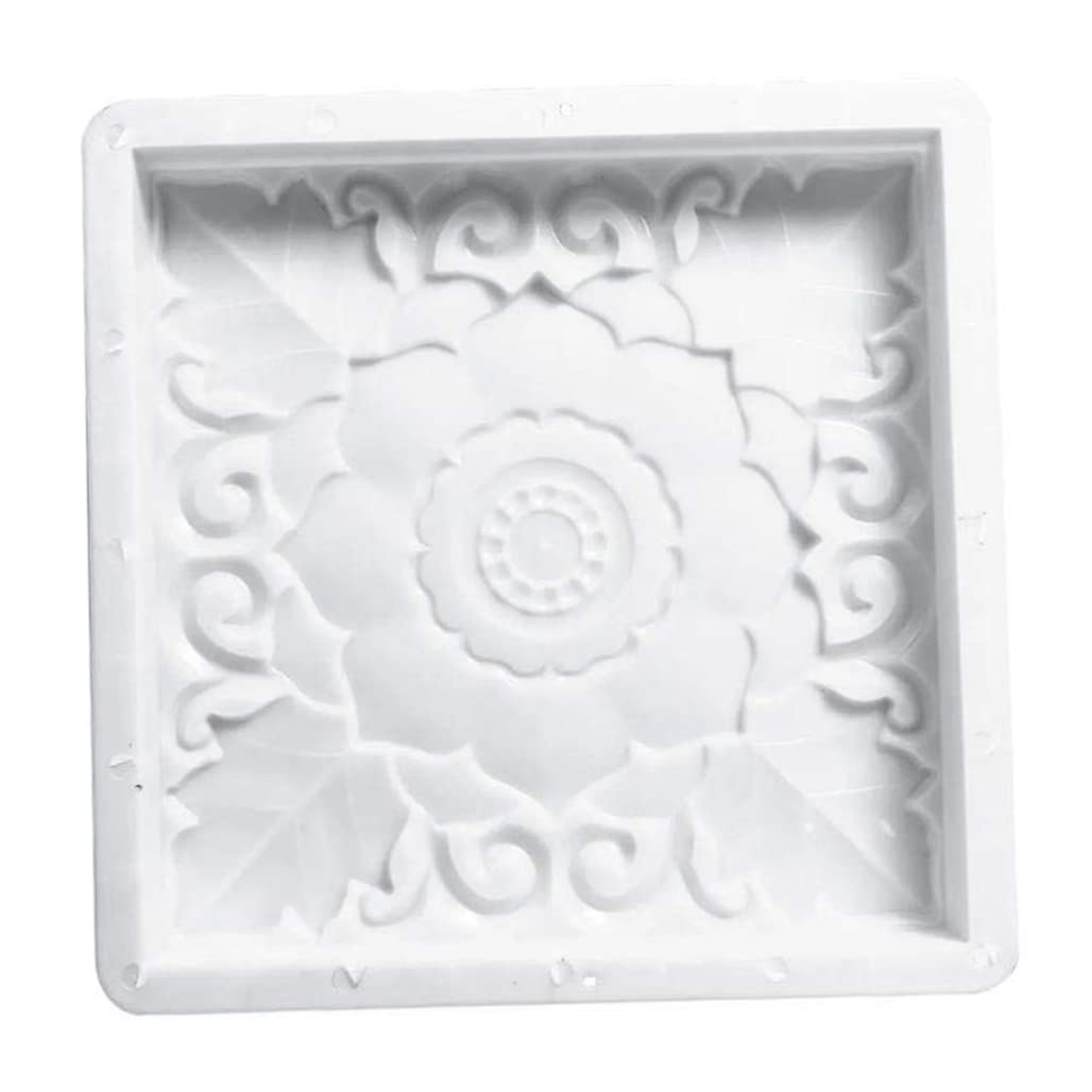 Square Paving Molds for Garden Walkways - DIY Concrete Stepping Stone Path Maker Kit | Perfect for Patios, Driveways & Landscaping Projects
