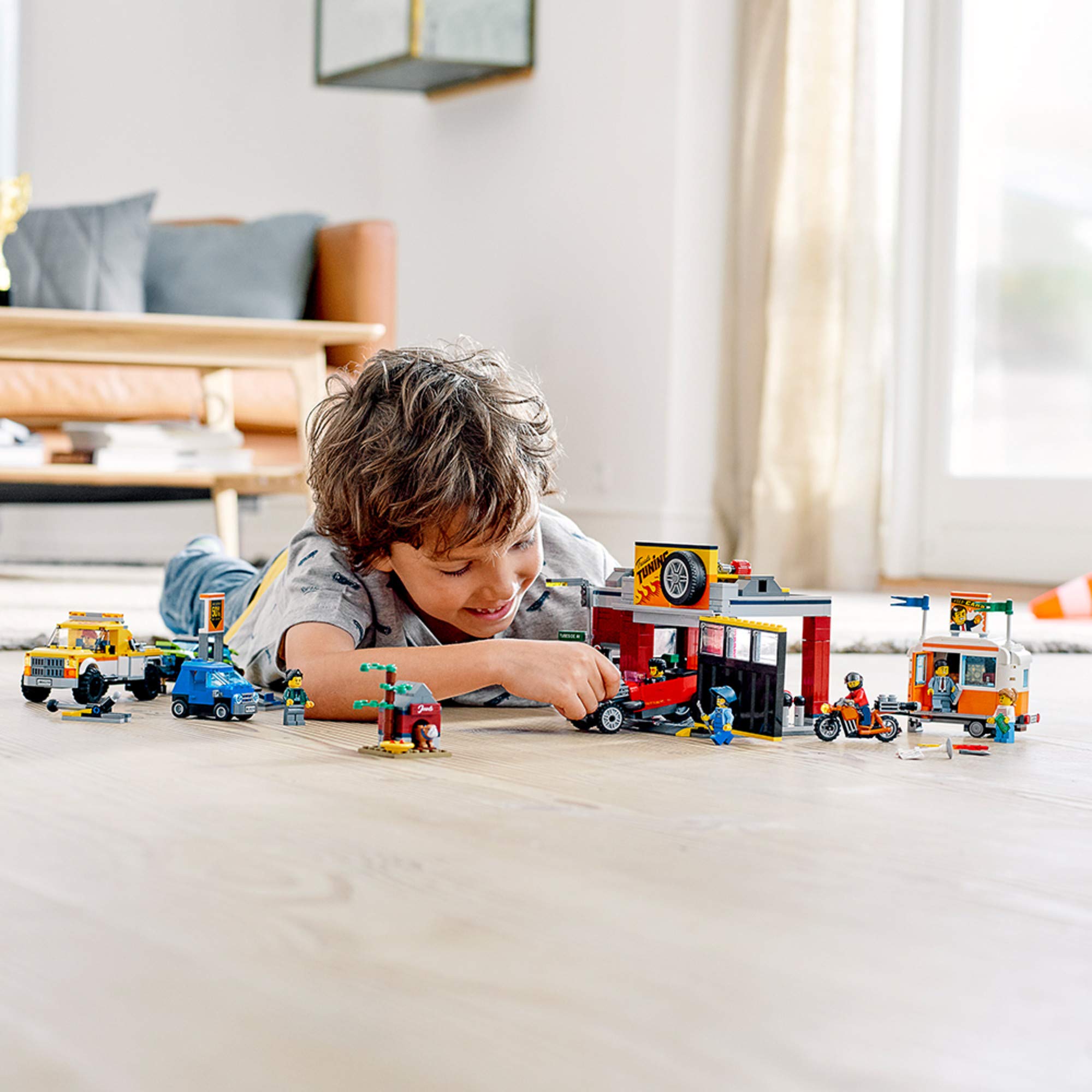 LEGO City Toy Car Garage 60258 Building Set - 897 Pieces STEM Toy for Kids Ages 6-12 | Creative Play, Birthday Gift & Room Decor for Boys & Girls | Perfect for Pretend Play & City Themed Adventures