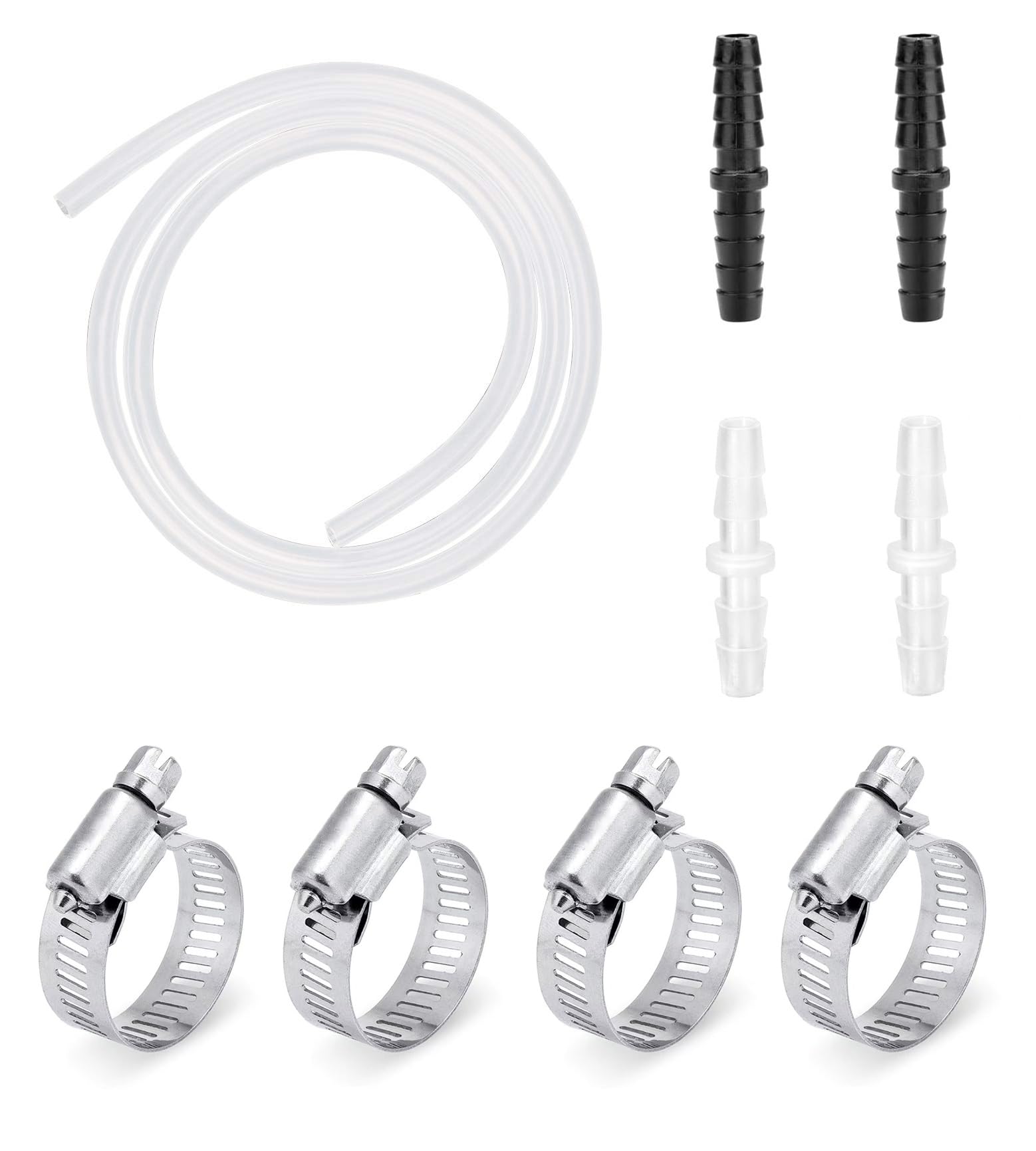 Nugget & Opal Ice Maker Drain Hose Extension - 1/4'' ID Replacement Hose for Ice Makers - Perfect for Kitchen, RV, and Commercial Use