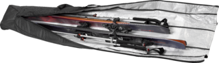 2025 Atomic Double Ski Bag - Heavy Duty Waterproof Travel Case for Skis & Snowboards - Perfect for Air Travel & Winter Sports Storage