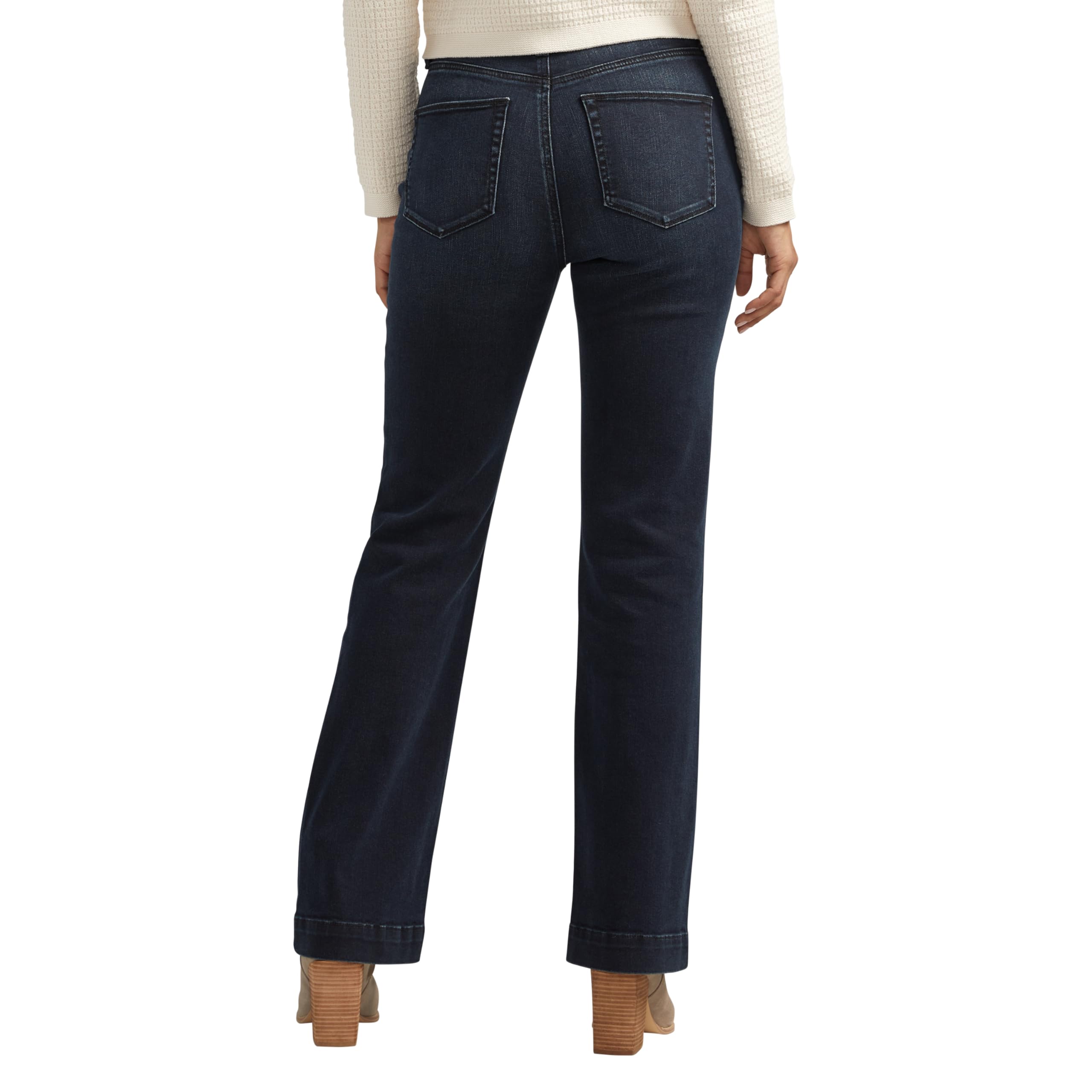 JAG Women's Phoebe High Rise Bootcut Jeans - Stretch Denim Pants for Casual & Work Outfits | Perfect for Office, Date Night & Everyday Wear