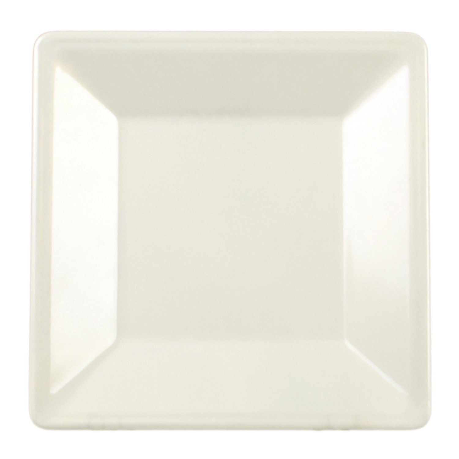 Thunder Group Passion Pearl Melamine Dinnerware 4-Inch Square Plate - Durable & Stylish for Outdoor Dining, Picnics, and Party Serving