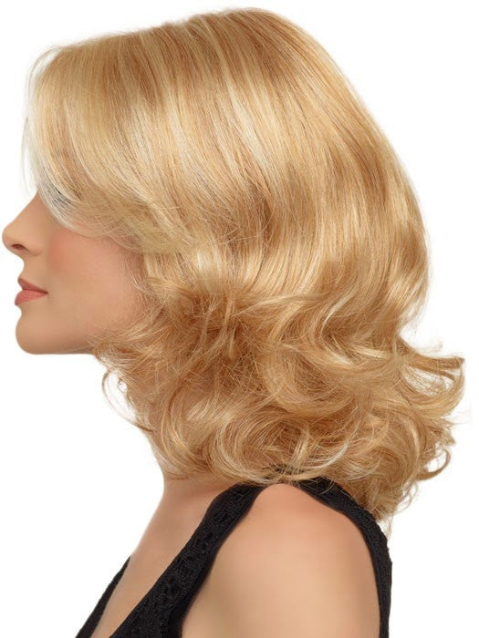 Ashley Synthetic Lace Front Wig with Mono Part - Natural Looking Human Hair Wig for Women - Perfect for Daily Wear, Cosplay & Special Occasions
