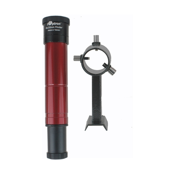 iOptron 6x30 Finder Scope with Mounting Bracket - Perfect for Astronomy, Stargazing & Telescope Alignment