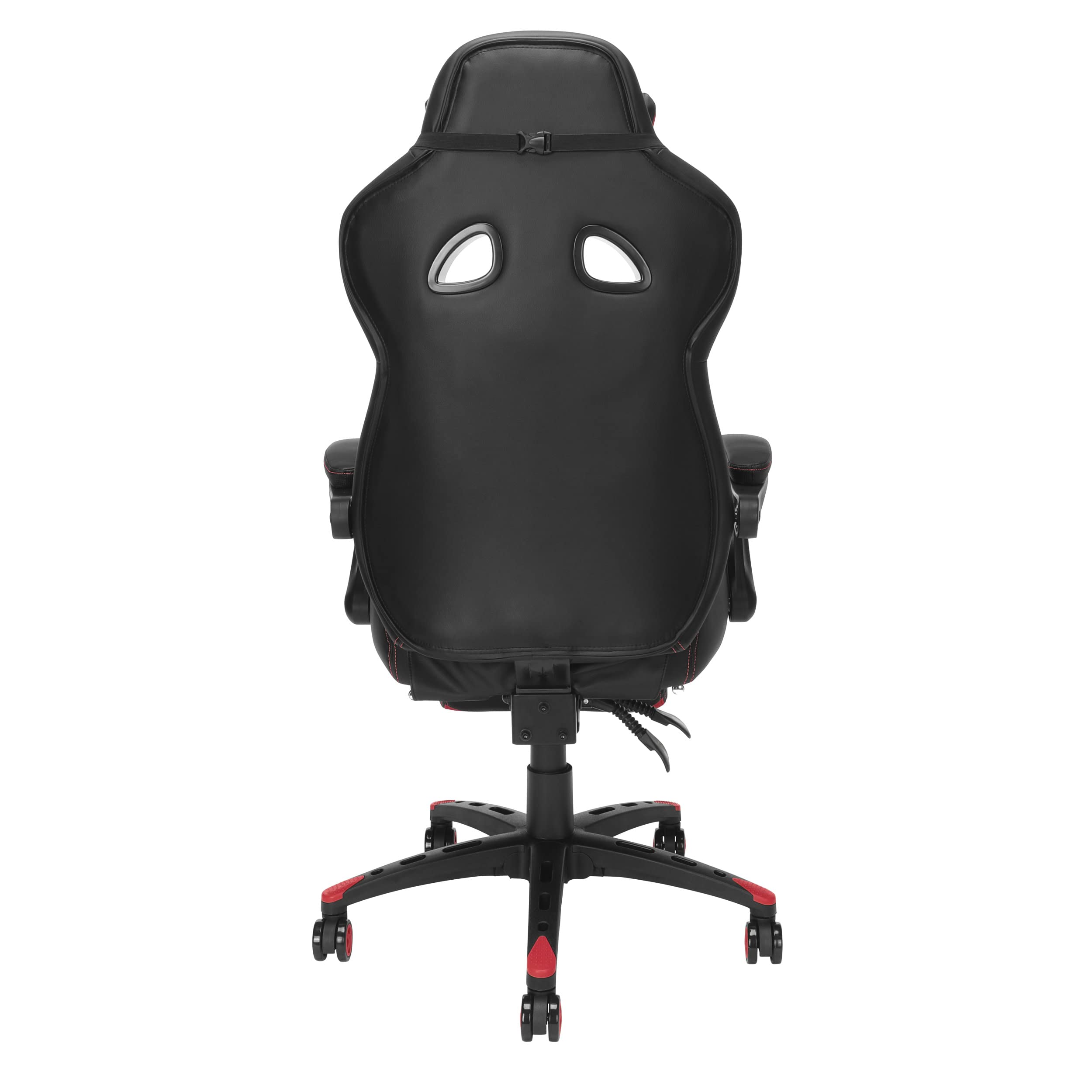 RESPAWN 110 Pro Ergonomic Gaming Chair with Adjustable Footrest & Headrest - Reclining Computer Desk Chair for Adults - Perfect for PC Gaming, Office Work & Home Entertainment (Red)