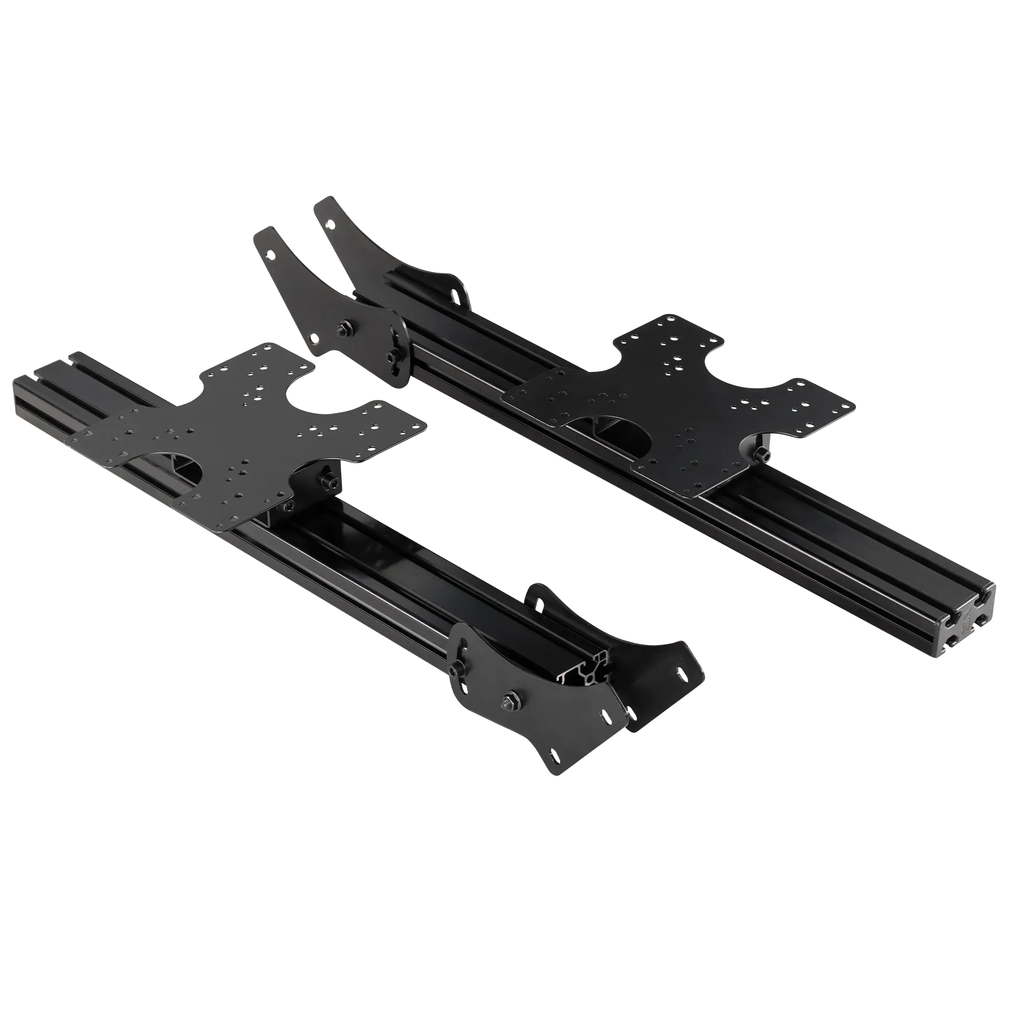 Next Level Racing ELITE Free Standing Triple Monitor Stand for Racing Simulator Cockpit - Black | Perfect for Gaming, Flight Simulation & Home Racing Setup