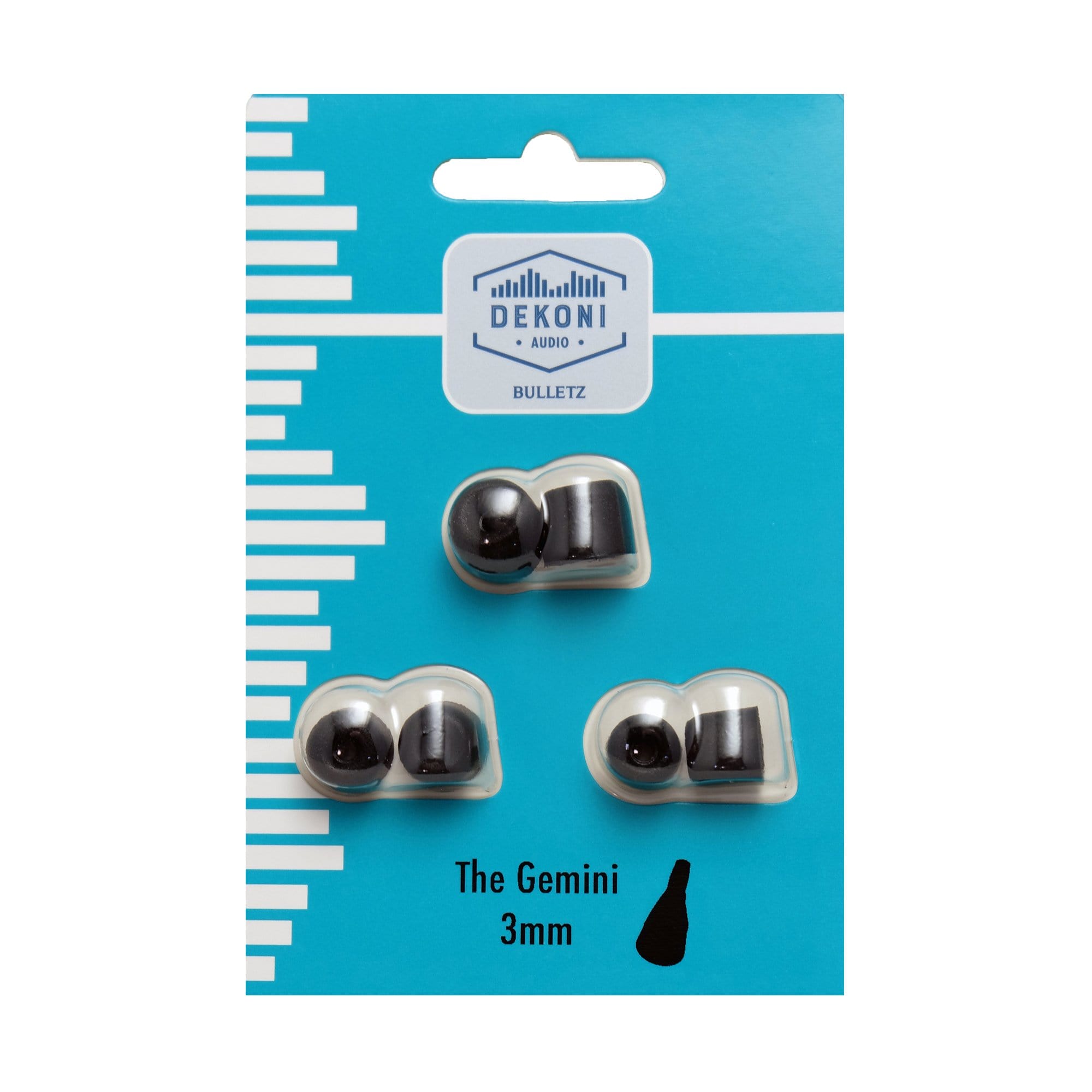 Dekoni Audio Bulletz Gemini Memory Foam Ear Tips for Noise Isolation - Compatible with AirPods Pro, Sony WF-1000XM4 & More (3 Pairs) - Perfect for Travel, Workouts & Noise Cancellation