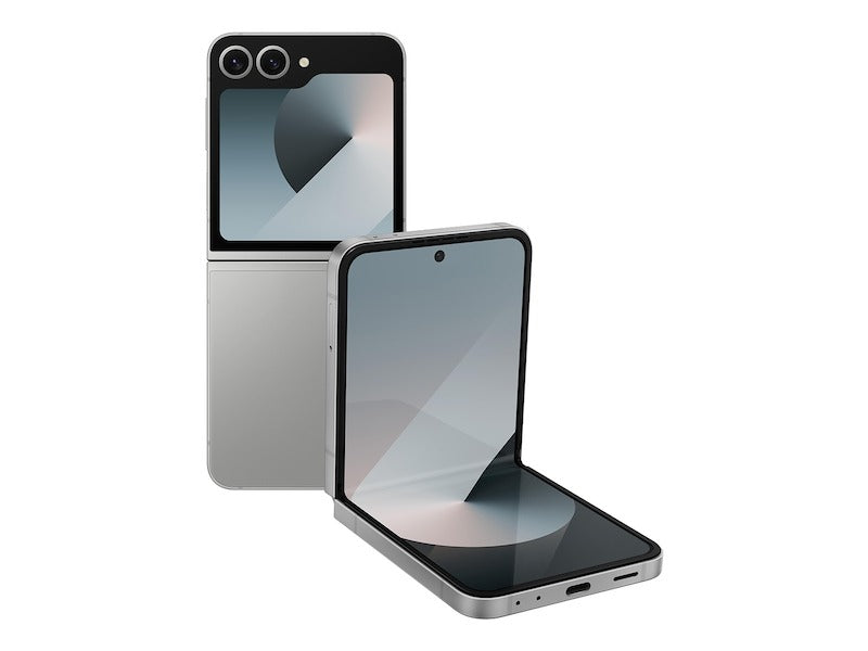 Samsung Galaxy Z Flip6 12GB RAM 256GB Storage Unlocked Smartphone - Silver Shadow US Version | New Release for Business & Travel | Perfect for Work Calls & Social Media