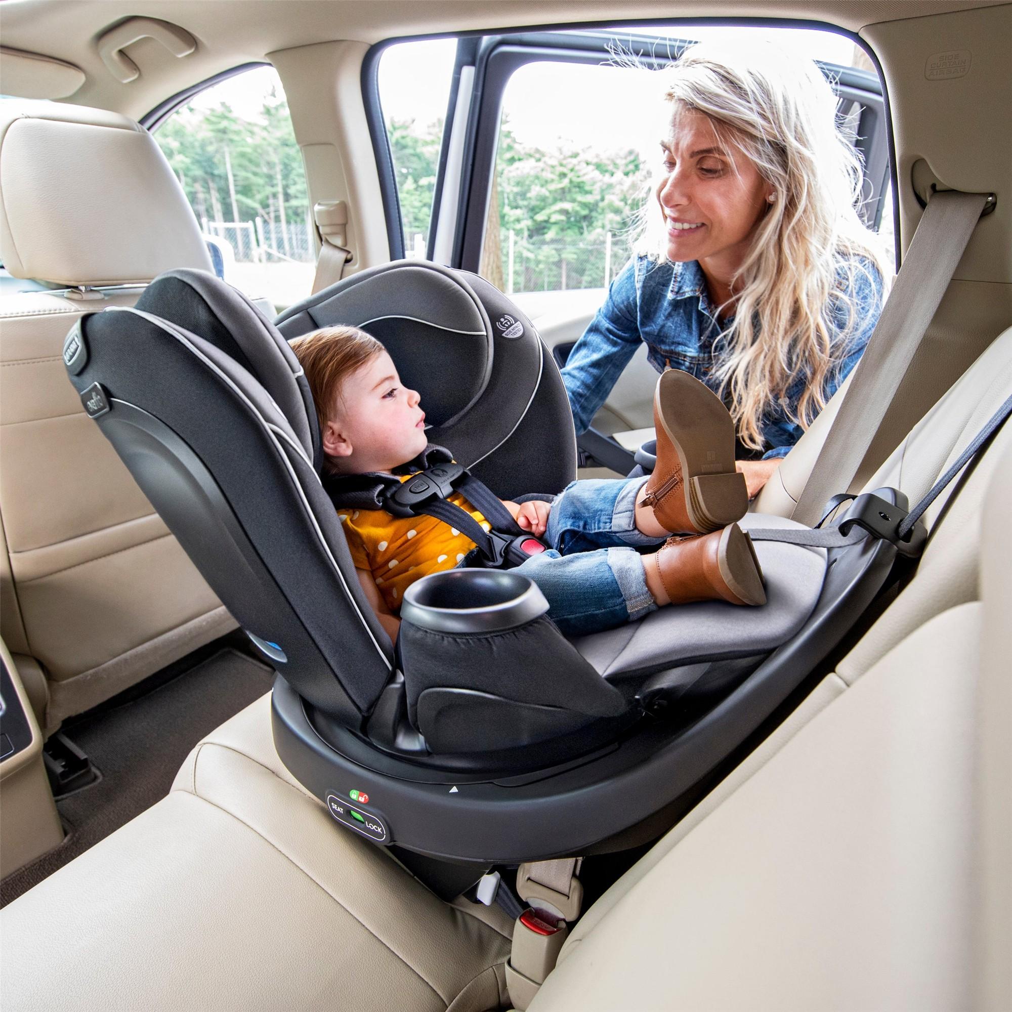 Evenflo Revolve 360 Rotating Convertible Car Seat for Infants & Toddlers - Safe 360° Swivel Design for Easy In & Out - Ideal for Travel & Everyday Use