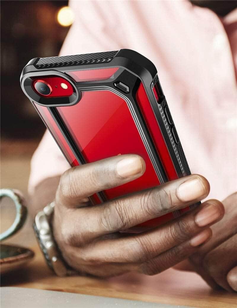 SUPCASE iPhone SE 2020 Case - EXO Series Premium Hybrid Protective Clear Bumper Cover for Shockproof Drop Protection | Perfect for Outdoor Activities, Travel & Daily Use