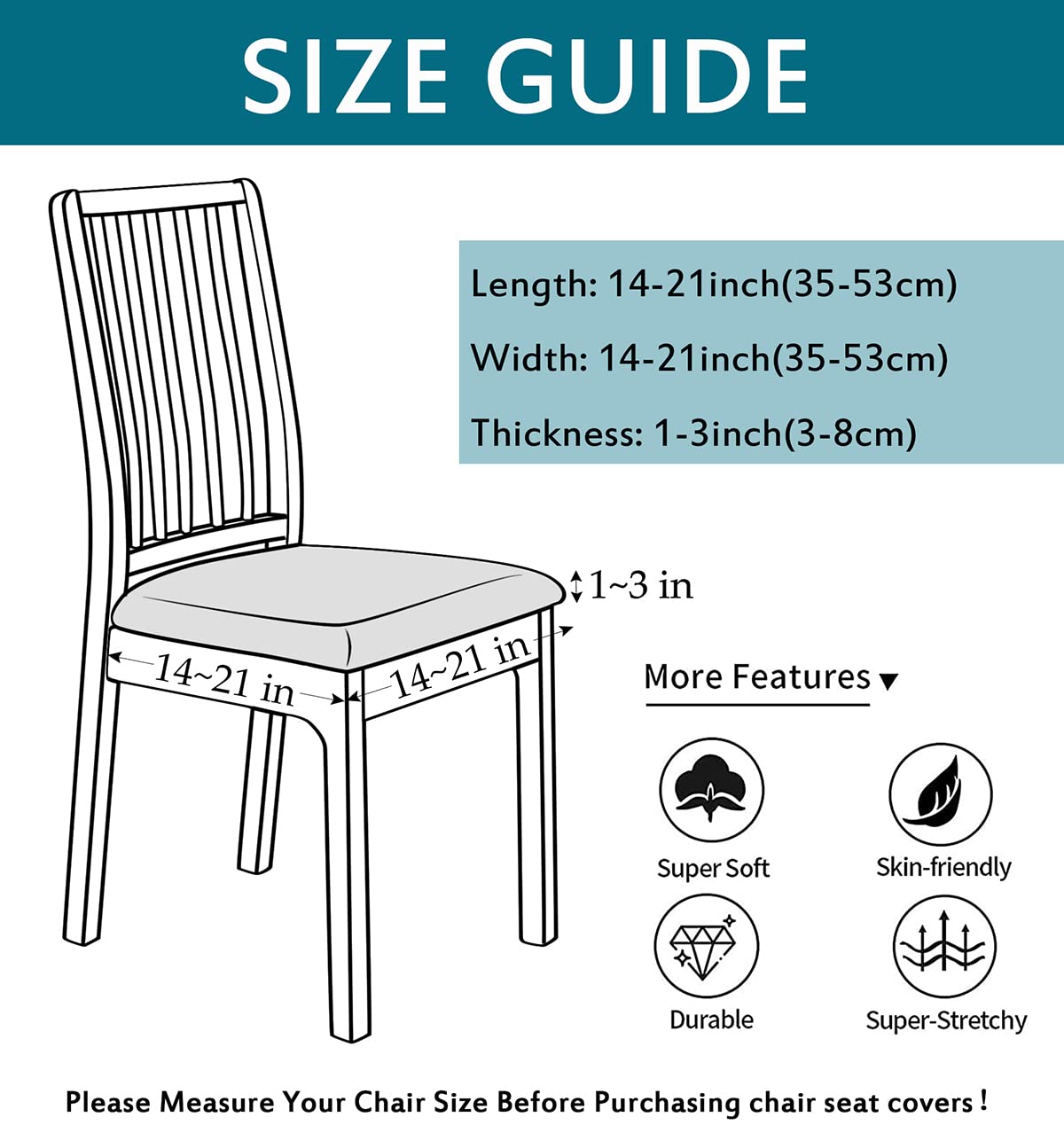 Velvet Stretch Chair Seat Covers - Soft Washable Dining Chair Protectors with Adjustable Straps (Rose Red, 2-Pack) | Perfect for Kitchen, Dining Room & Home Decor