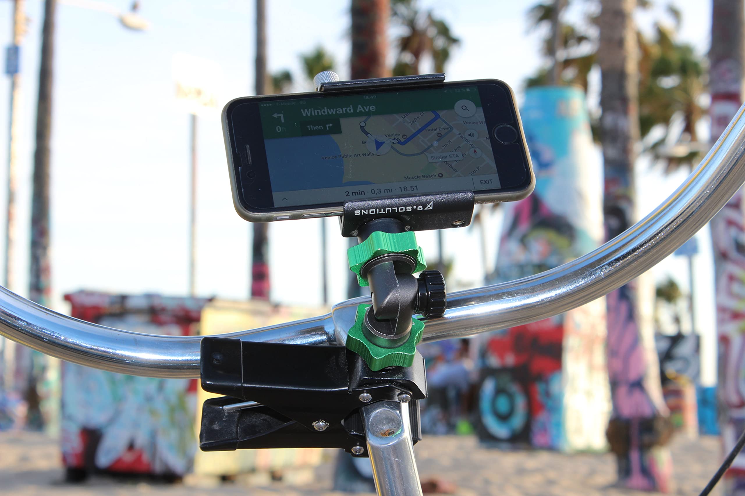 9.Solutions Phone Grip - Universal Adjustable Smartphone Holder for iPhone & Android | Secure Mount for Car, Desk & Travel | VB5102 Model