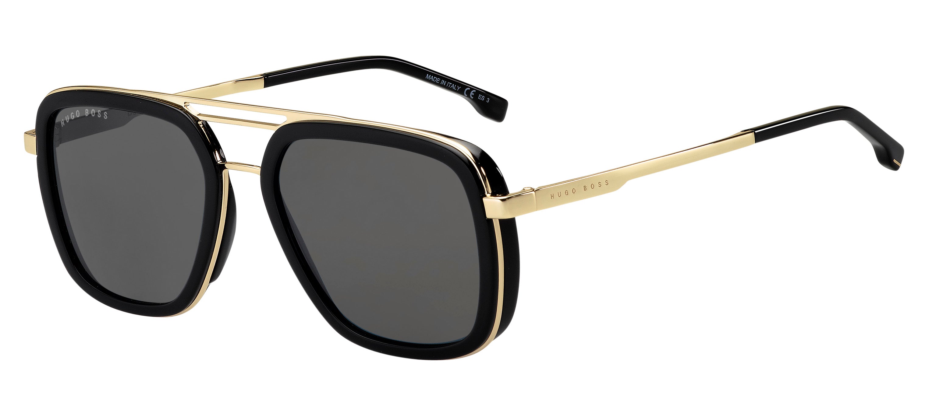 HUGO BOSS BOSS 1235/S 807 5519 Polarized Sunglasses for Men & Women - UV Protection, Classic Aviator Style - Perfect for Driving, Beach & Outdoor Activities