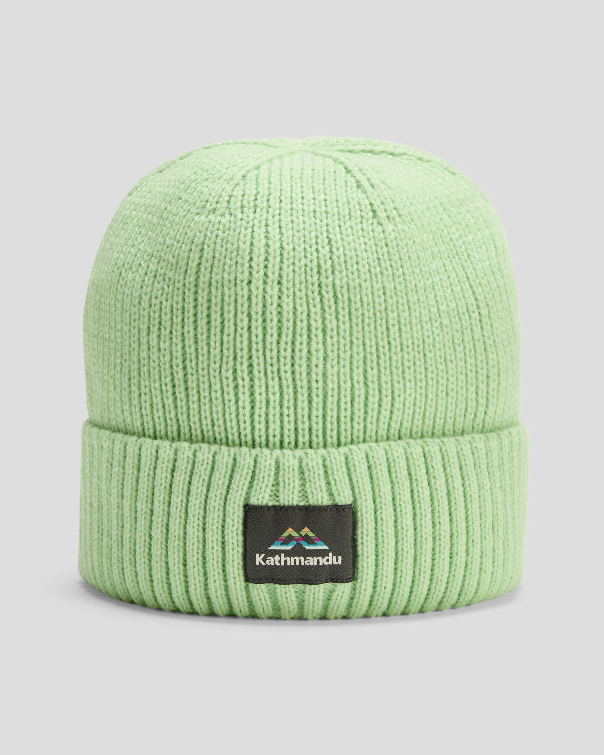 Kathmandu Badge Beanie - Warm Knit Winter Hat with Embroidered Logo for Men & Women - Perfect for Skiing, Hiking & Outdoor Adventures