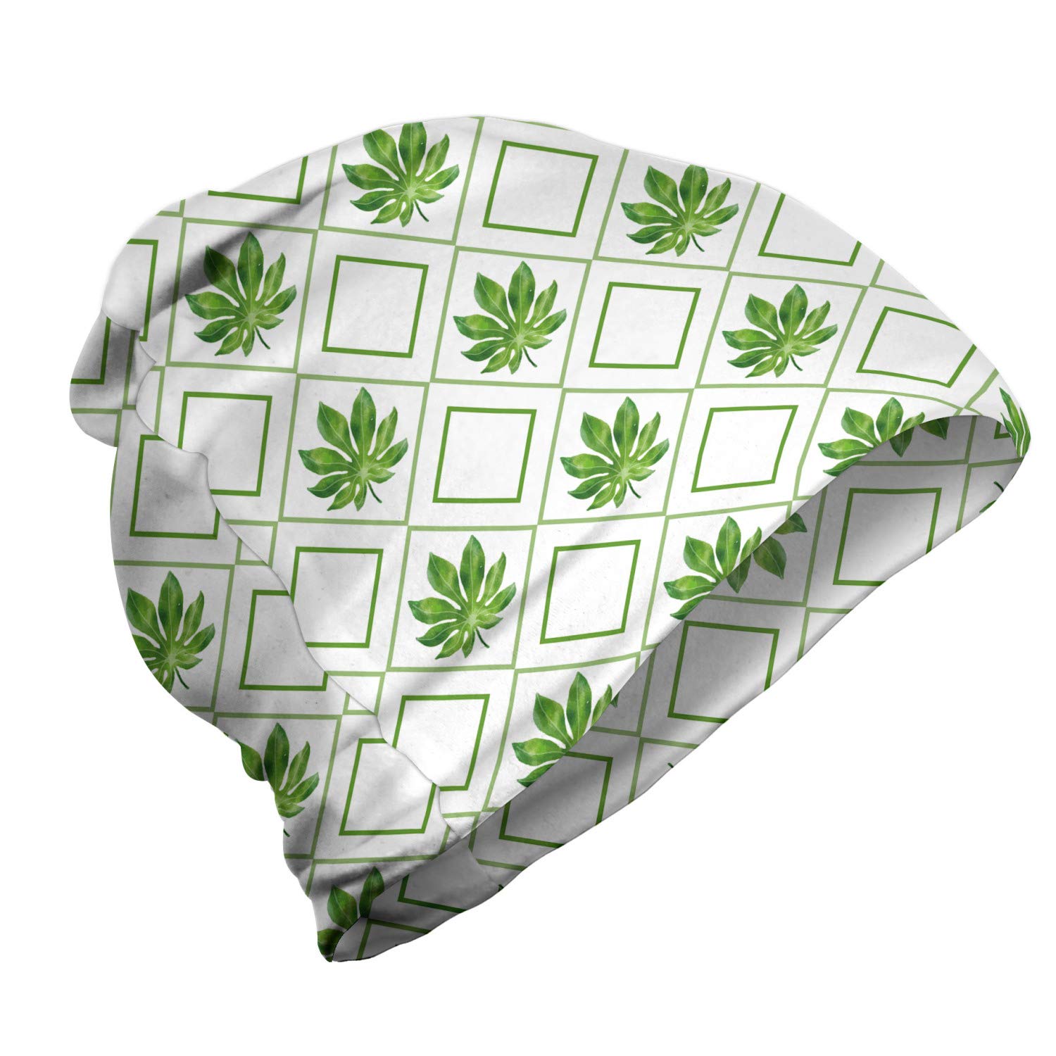 Ambesonne Unisex Beanie - Stylish Watercolor Leaf Design for Men & Women | Perfect for Hiking, Outdoor Adventures & Winter Fashion