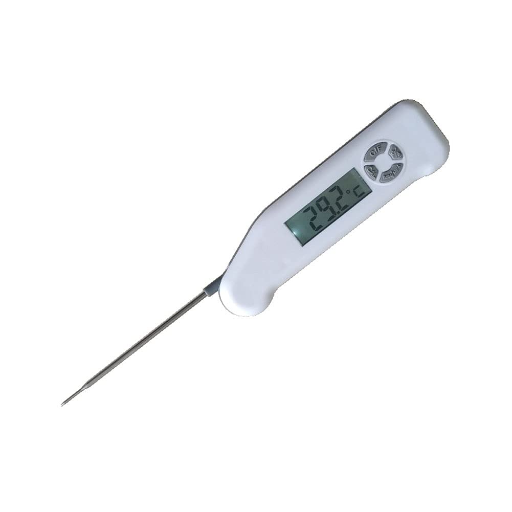 **Ultra Fast Waterproof Digital Meat Thermometer with Backlight & Foldable Probe - Precise Temperature for Grilling, BBQ, Baking, Deep Frying, Liquids, Oil, Milk, Candy - Perfect for Home Kitchen & Outdoor Cooking**