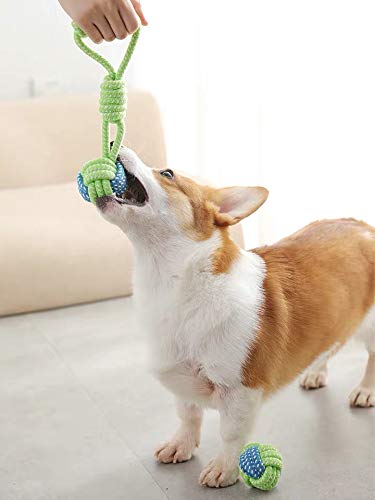 Durable Knotted Cotton Rope Dog Toy - Eco-Friendly Chew Toy for Small & Medium Dogs | Bite-Resistant, Aggressive Chewer Safe | Perfect for Indoor Play, Training & Teething Relief