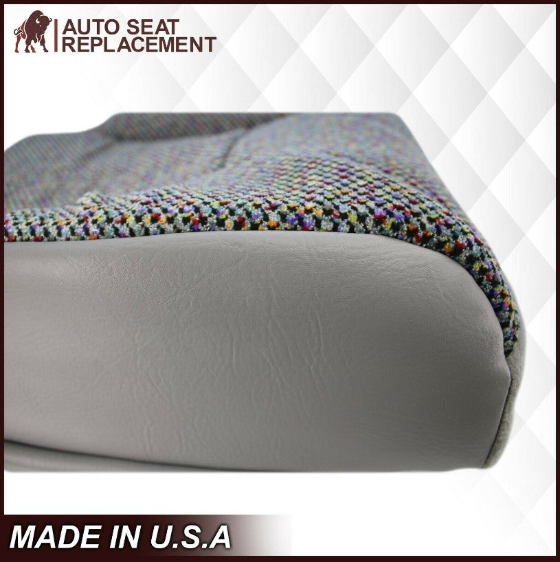 1998-2002 Dodge Ram Single Cab Driver Bottom Cloth Seat Cover - Mist Gray | Replacement Seat Cover for Truck Interior Protection & Comfort