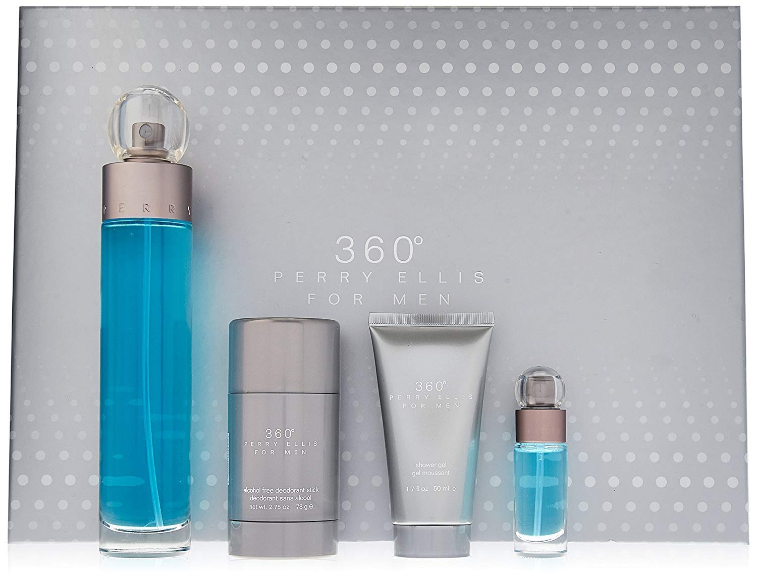 PERRY ELLIS 360 Men's Cologne Gift Set - 4 Piece Fragrance Collection for Men | Perfect for Holidays, Birthdays & Special Occasions