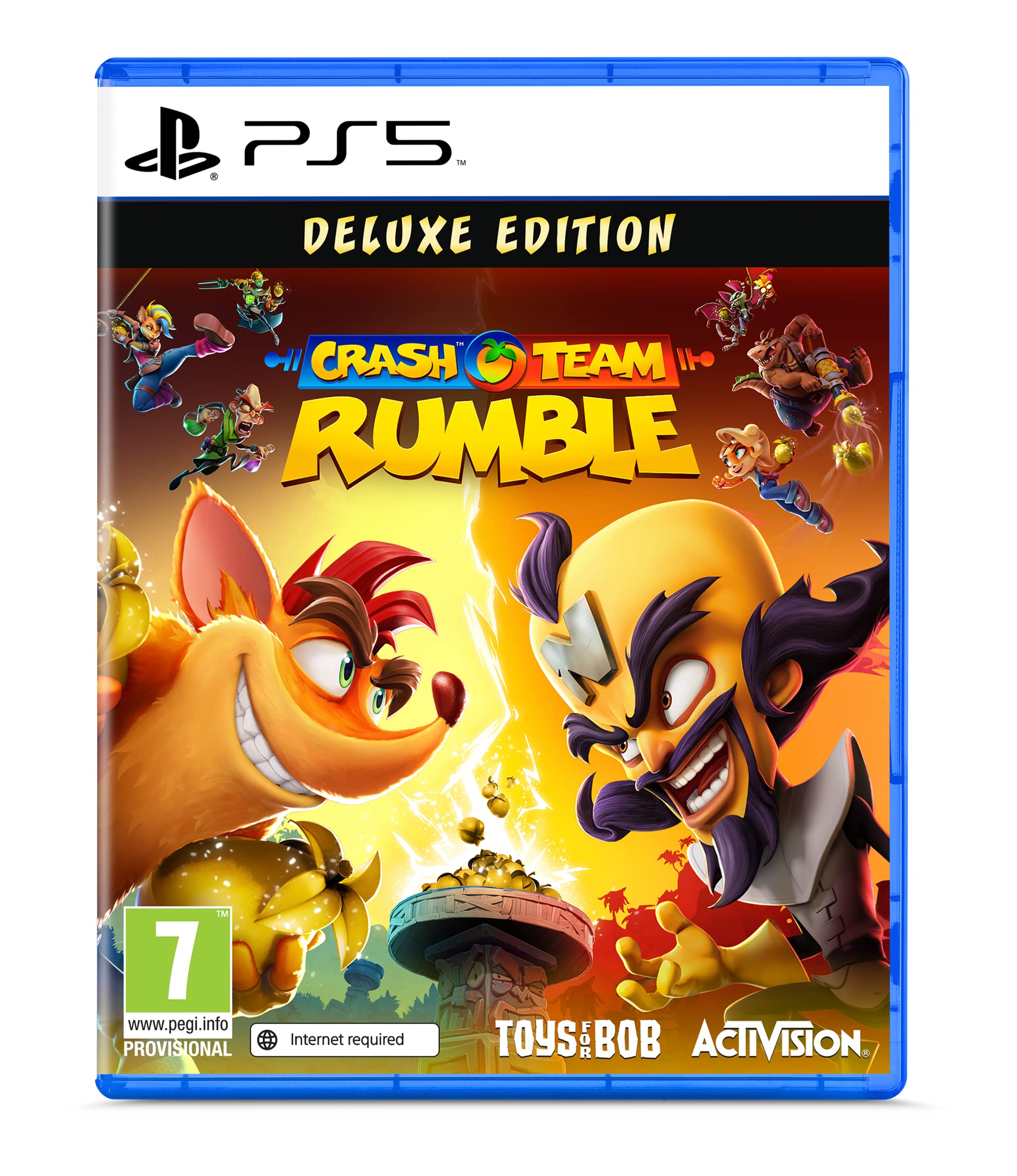 Crash Team Rumble Deluxe Edition for PlayStation 5 (PS5) - Multiplayer Racing Game with Exclusive Content - Perfect for Family Game Nights & Competitive Online Play