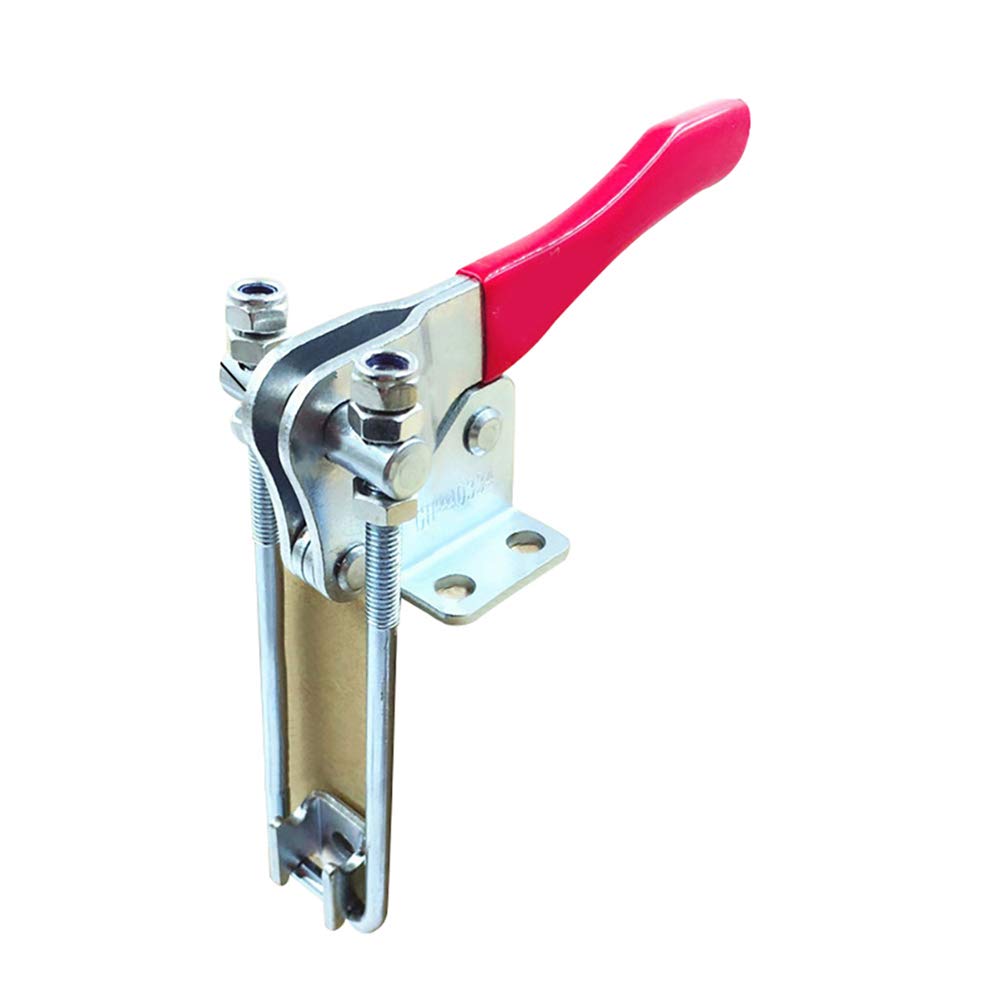 90 Degree Mechanical Lock - Heavy Duty Iron Quick Release Toggle Clamp with Secure Latch for Woodworking, Metalworking, and DIY Projects - Perfect for Jigs, Fixtures, and Workholding Applications