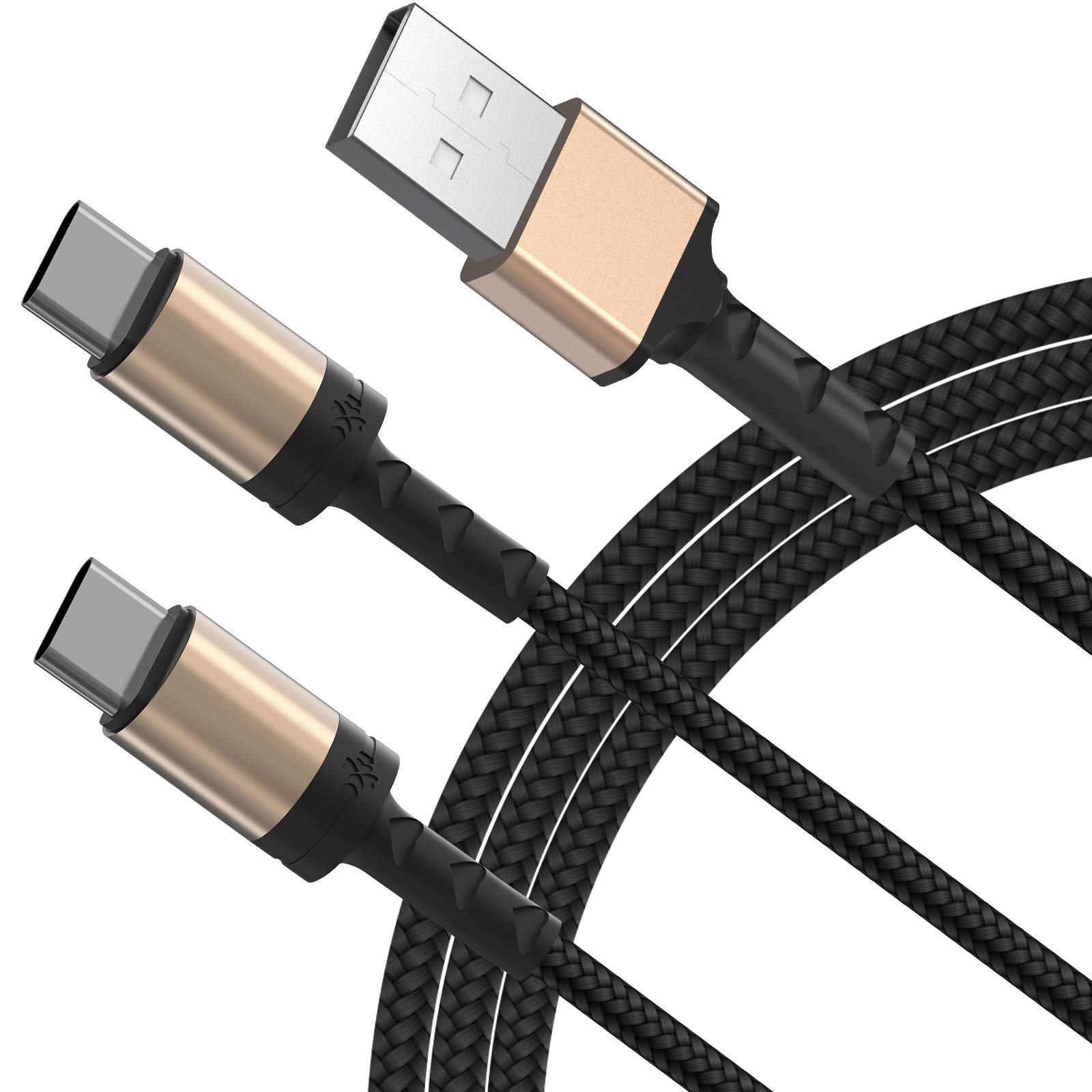 Fast Charging USB Type-C Y Splitter Cable for PS5, Xbox Series X/S - 6.5ft Dual USB-C Charger Cord Compatible with PlayStation 5 Controller & Accessories - Perfect for Gaming Setup & Travel Charging