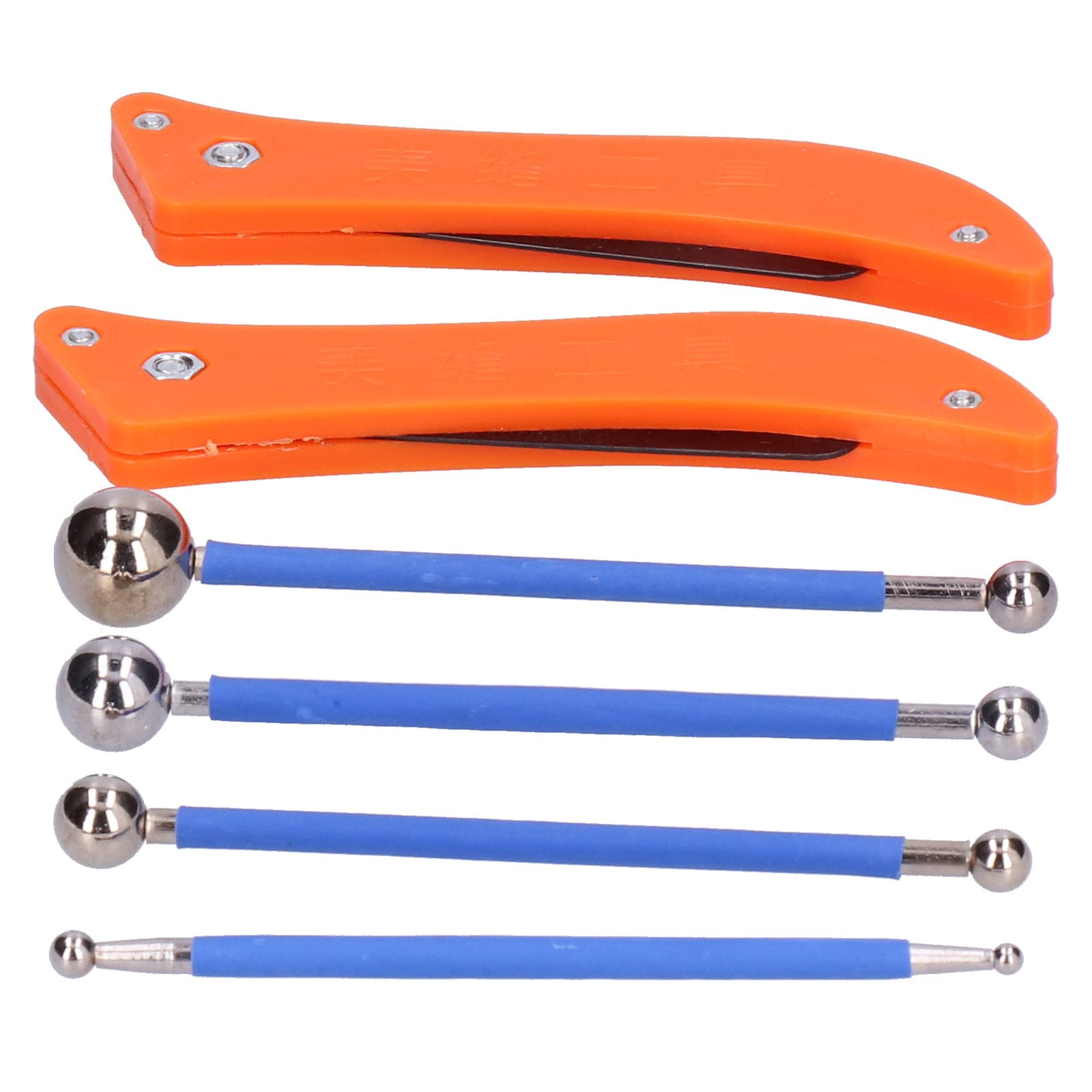 Professional Caulk Repair Tool Kit - Caulking Knife, Gap Finisher & Remover for Tile, Bathroom & Kitchen - DIY & Pro Use for Seamless Home Repairs