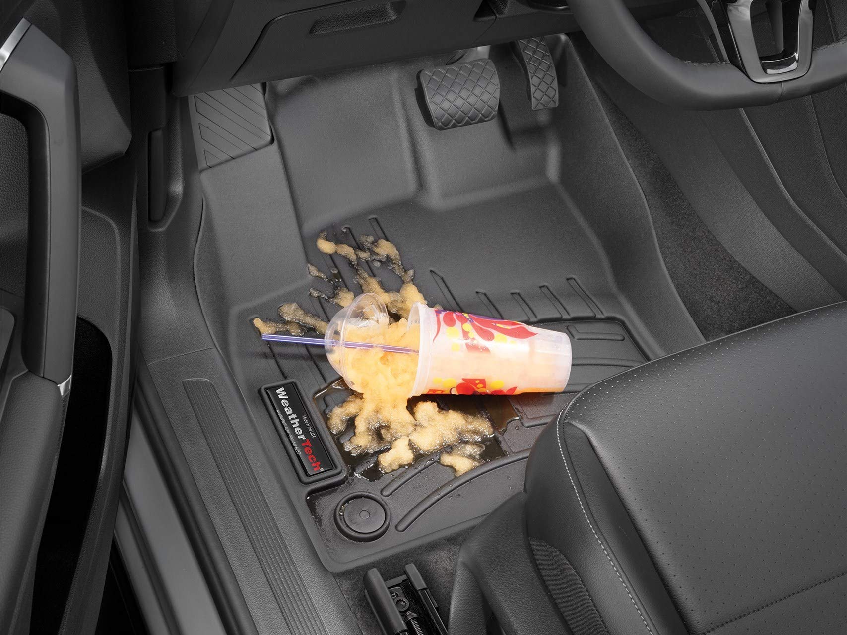 WeatherTech Custom Fit All-Weather Floor Mats for Cars & Trucks - Heavy Duty Floor Liners (Model 44362-1-3) - Perfect for Road Trips, Off-Roading & Everyday Protection