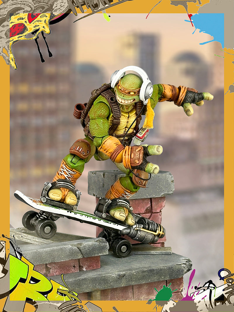 Fury Toys 1/12 Scale 5-inch Action Figure - Wave 3 Rage Samurai Force Turtle Collectible Figure for Display & Play | Perfect for Anime Fans, Model Collectors, and Gift Giving