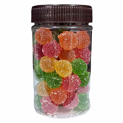 400g Mixed Fruit Jelly Candy Cubes - Sugar Coated Jelly Balls Assorted Flavors | Bulk Fruit Snacks for Parties, Gifts & Dessert Toppings