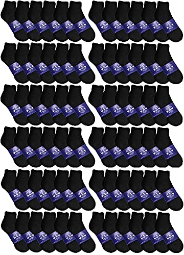 72 Pairs Mens Black
