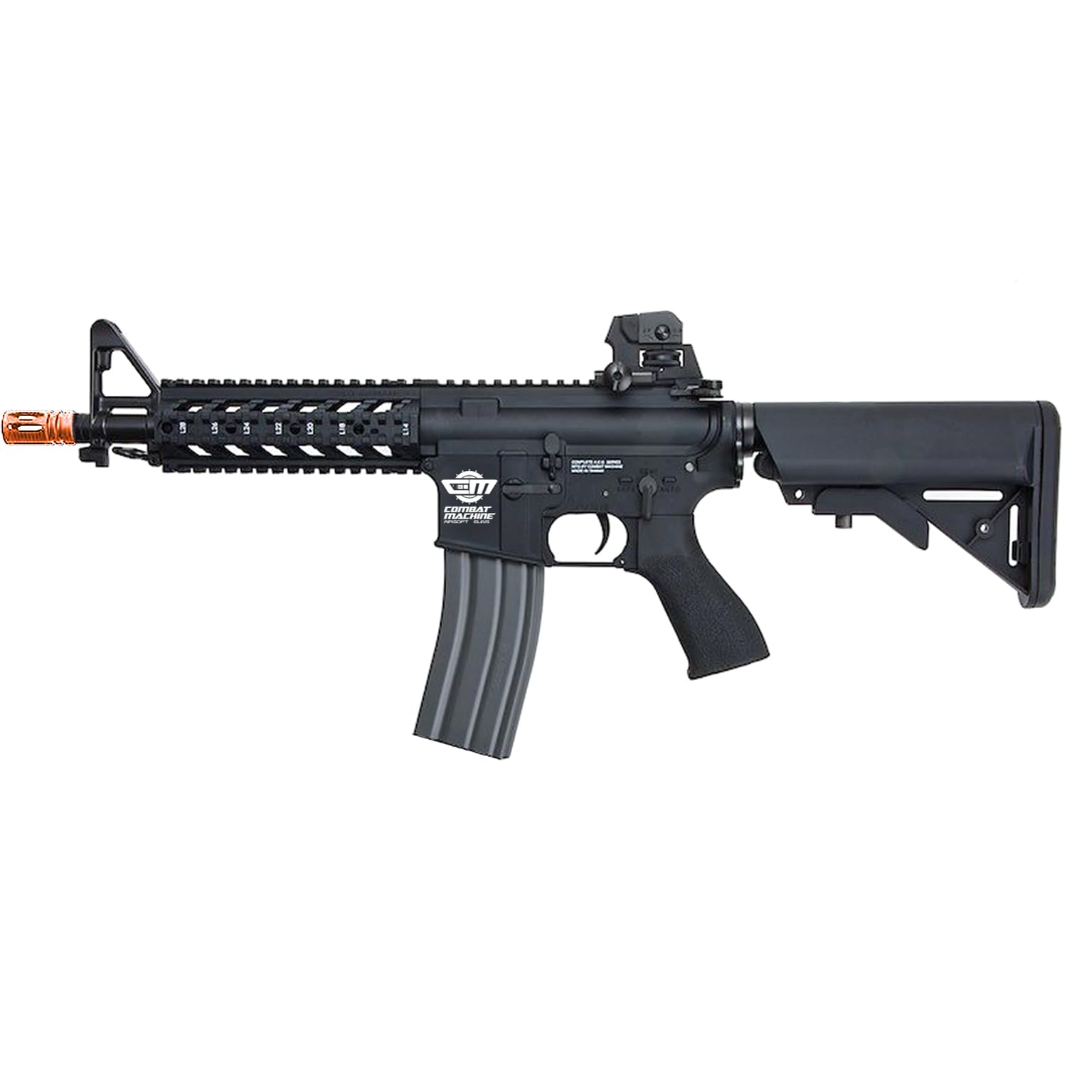 G&G Airsoft Combat Machine M4 Raider - High Performance Full Metal Gearbox AEG Rifle with Integrated RAS & Crane Stock | Perfect for Airsoft Battles, Tactical Training & Outdoor Shooting Games