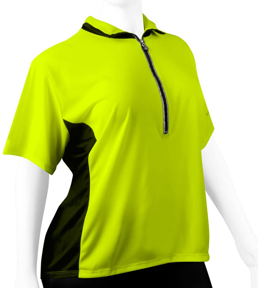 Plus Size Women's Gail Bike Jersey - Loose Fit Cycling Jersey for Comfortable Rides | Made in USA | Perfect for Road Biking, Commuting & Outdoor Adventures