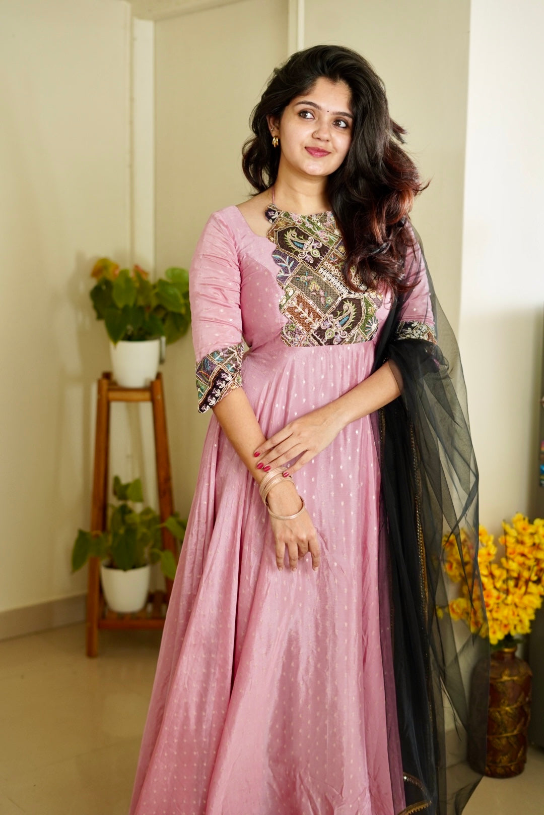 Anshi Premium Anarkali Dress for Women - Elegant Indian Ethnic Wear for Parties & Weddings | DD669