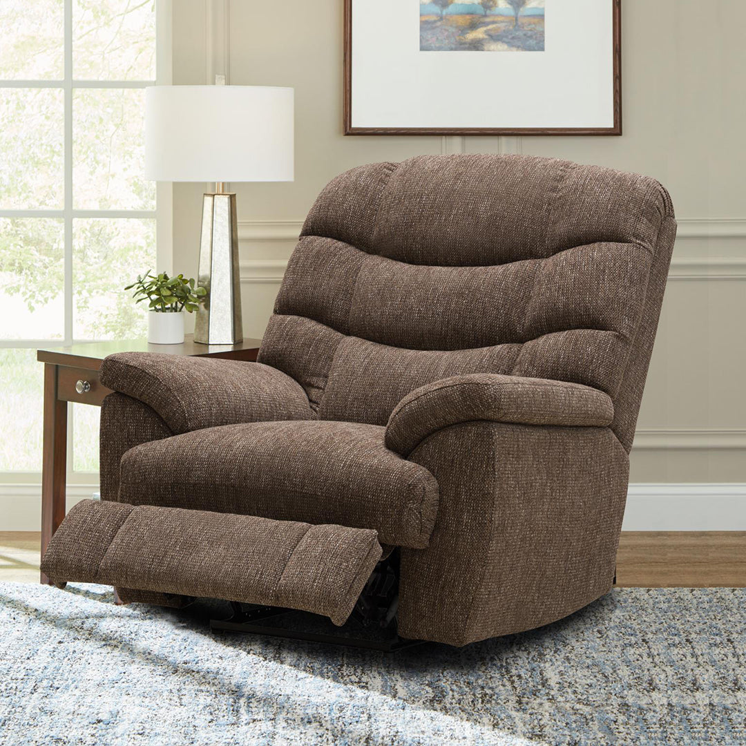 Big Easy Recliner Chair - Oversized Comfortable Lounge Chair with Padded Cushions, Adjustable Backrest & Footrest - Perfect for Living Room, Home Theater, and Relaxation Spaces