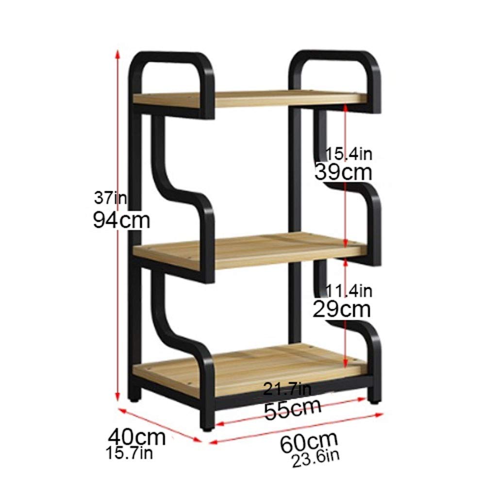 Steel Frame Printer Stand with 4 Cushions - 4 Tier Desktop Organizer for Printer, Files & Office Supplies | Space Saving Storage Shelf for Home & Office Workspace | Perfect Printer Shelf Near Desk for Organized Workspace