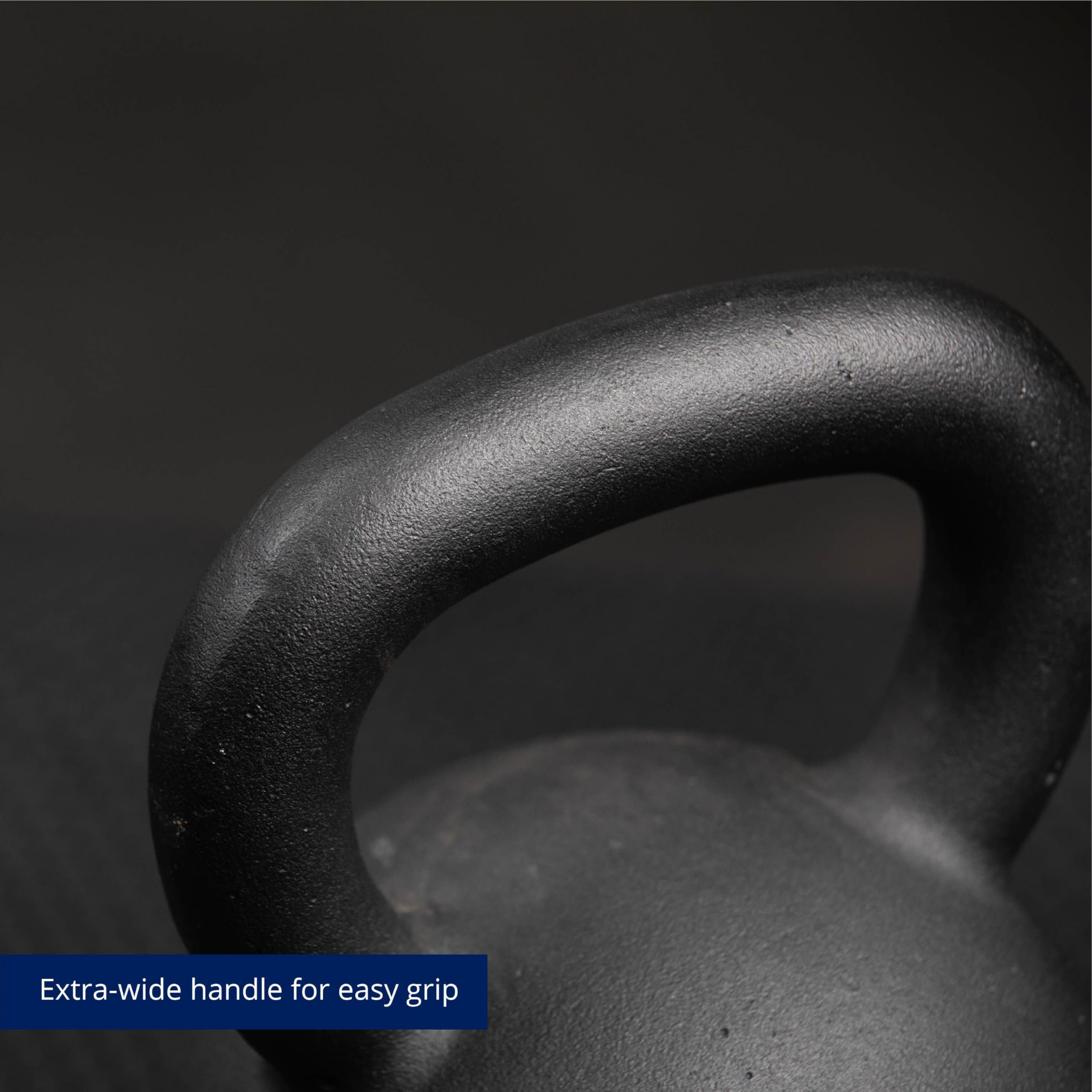 Titan Fitness Cast Iron Kettlebell - Single Piece Casting with KG & LB Markings for Full Body Workout - Ideal for Home Gym, CrossFit & Strength Training