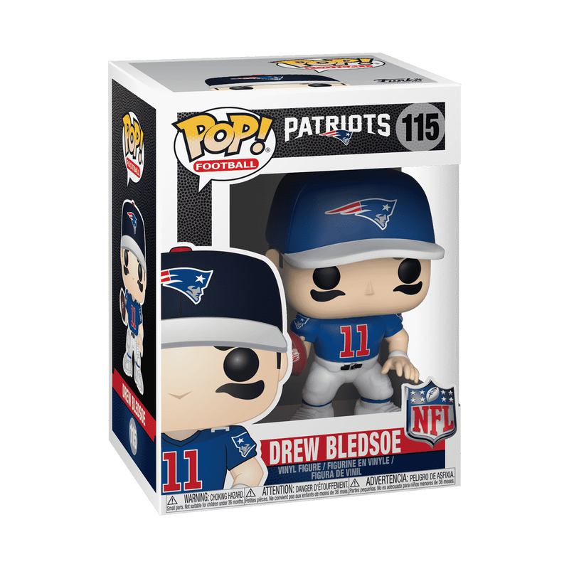 Drew Bledsoe New England Patriots NFL Jersey - Official Legends Series Football Apparel for Fans & Collectors - Perfect for Game Day, Tailgating & Sports Memorabilia Displays