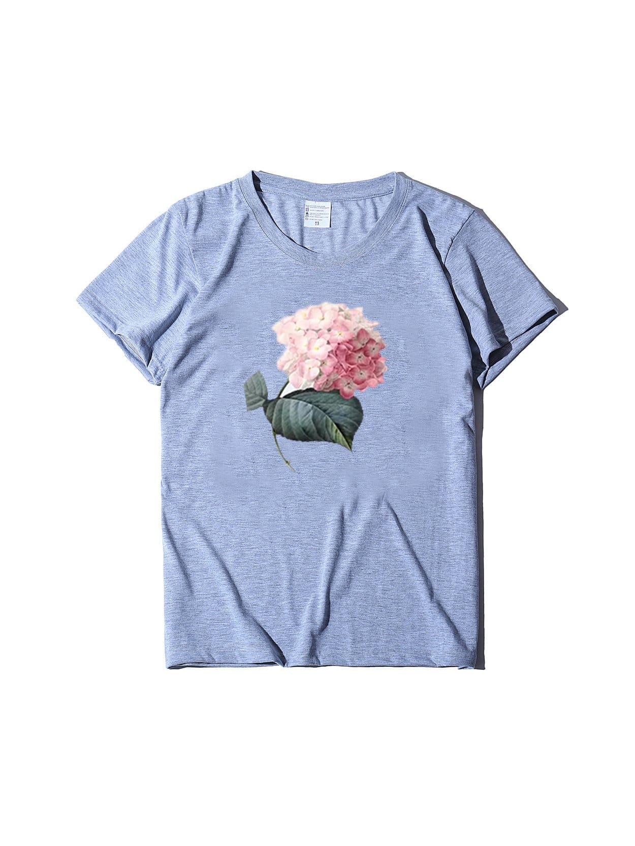 Lovevop Women's Crew Neck Printed Loose Fit Summer T-Shirt - Casual Comfort for Beach, Vacation & Everyday Wear