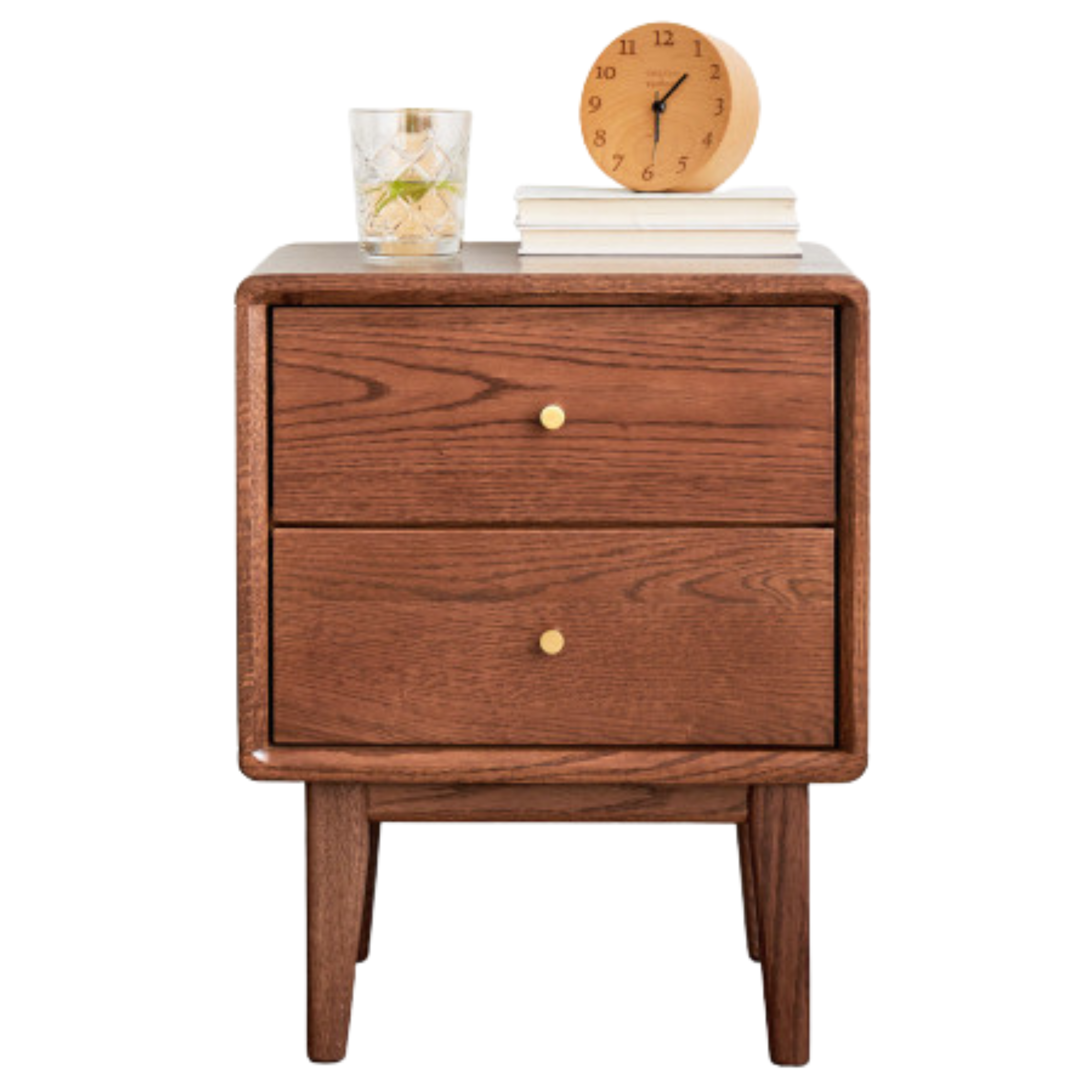 15.7x13.8x19.7 inch / 40x35x50cm / walnut color / bedside cabinet