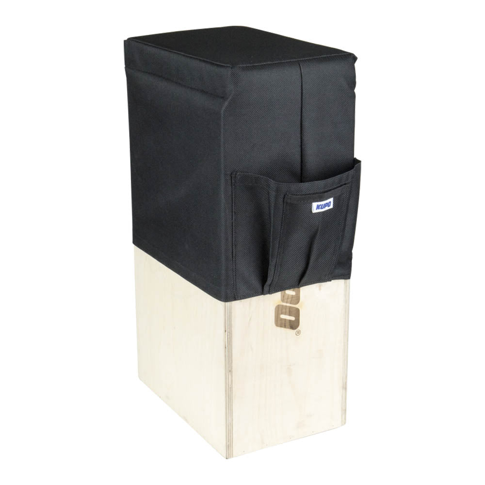 Premium Black Cordura Nylon Apple Box Seat Foam Insert Cushion KAB 023 - Durable & Comfortable Studio Equipment for Photography, Film Sets, and Stage Productions