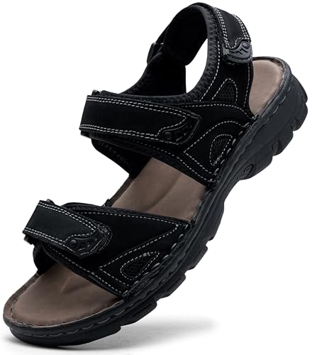 Leather Sandal My661-black