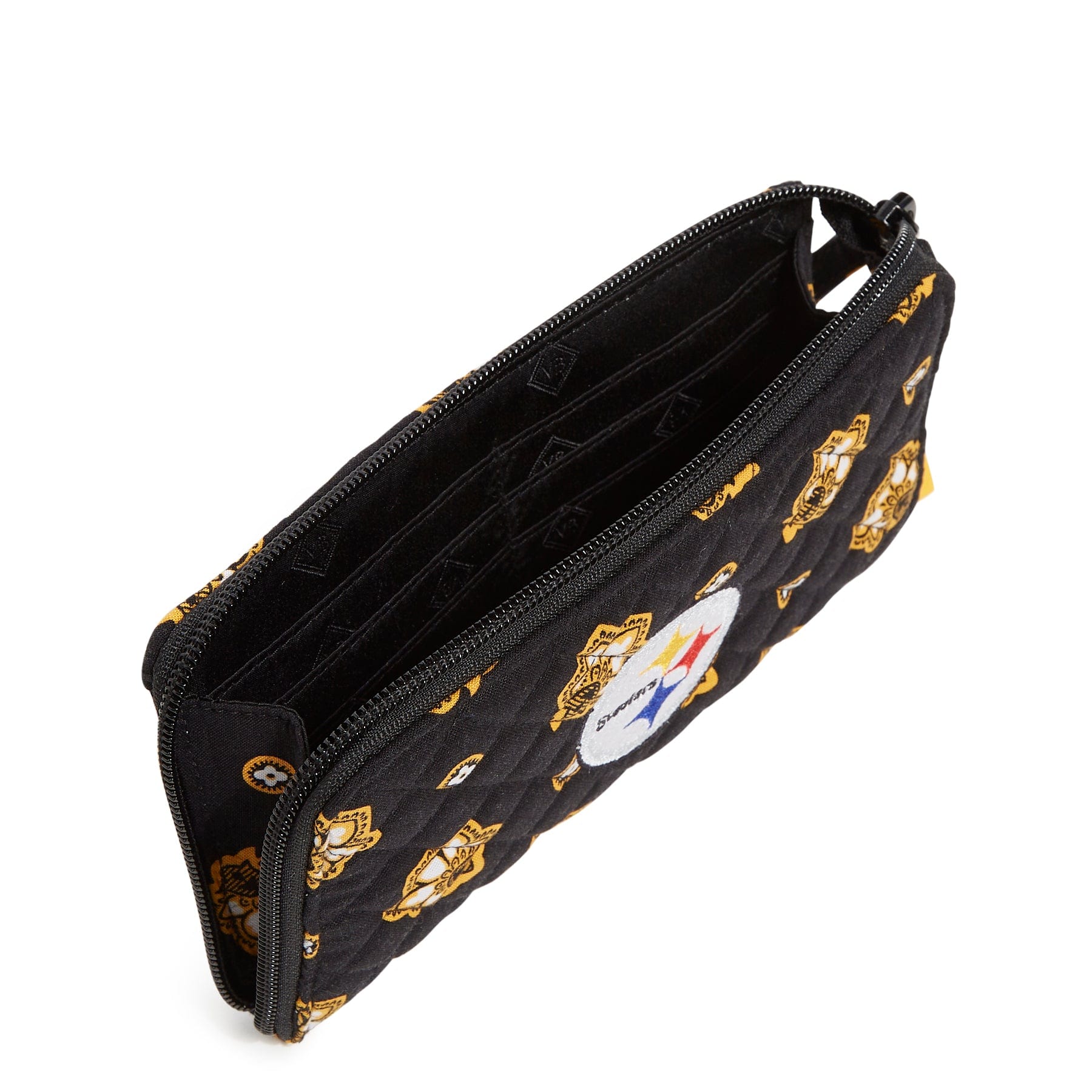 NFL RFID Blocking Front Zip Wristlet Wallet - Secure & Stylish for Game Day, Travel, and Everyday Use