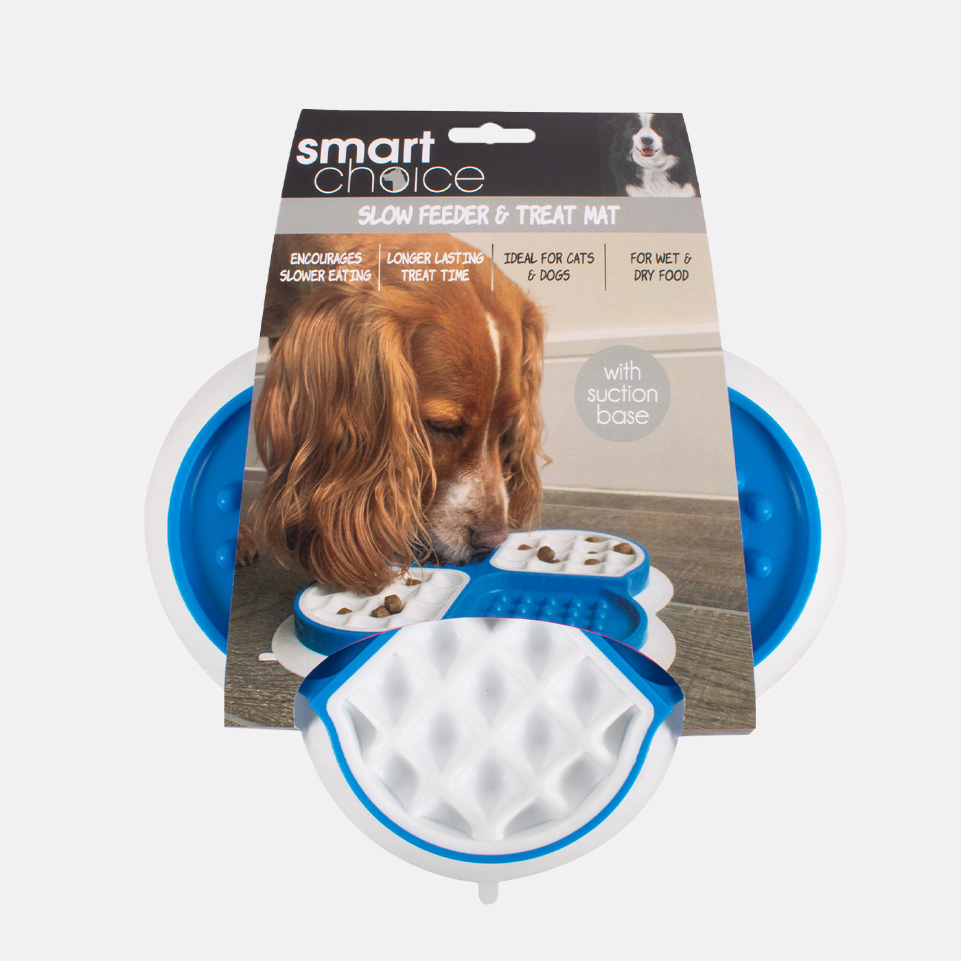 Best Lick Mat & Slow Feeder for Dogs - Interactive Dog Puzzle Toy for Anxiety Relief & Mental Stimulation - Perfect for Mealtime, Training, and Grooming Sessions