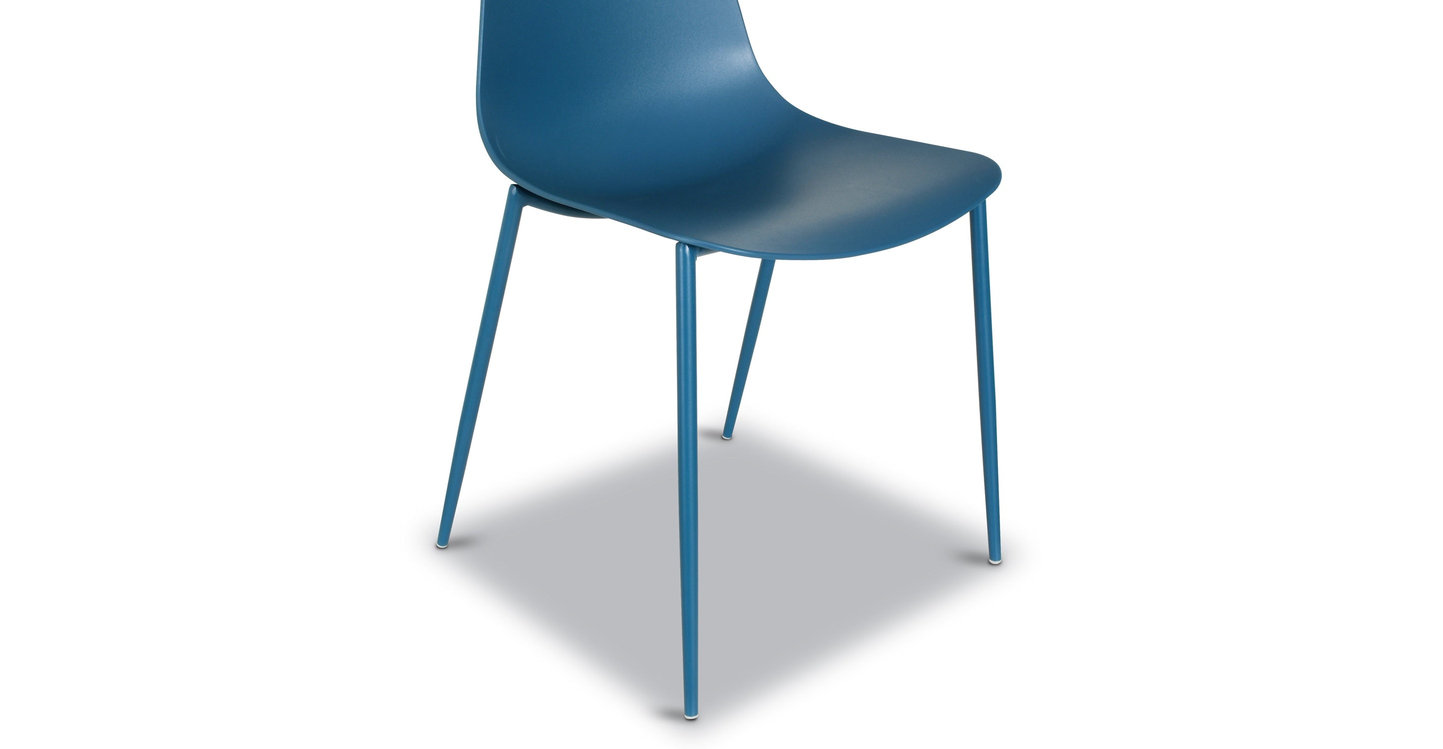 Isla Dining Chair - Modern Wooden Dining Room Chairs Set of 2, Comfortable Upholstered Seat with Sturdy Metal Legs - Perfect for Kitchen, Dining Room, Breakfast Nook & Home Decor