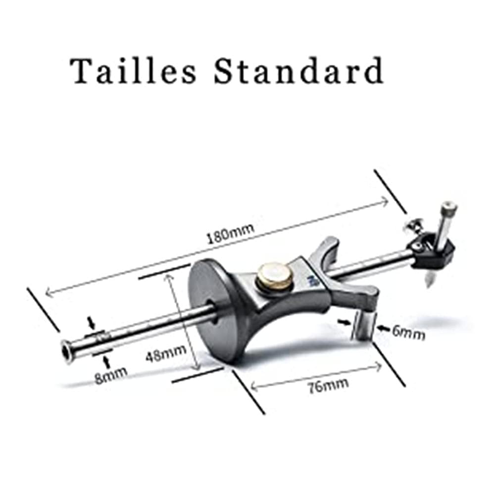 Multi-Function Woodworking Scribe Tool - Linear & Arc Marking for DIY Woodworking Projects | Perfect for Carpentry, Furniture Making & Home Renovation