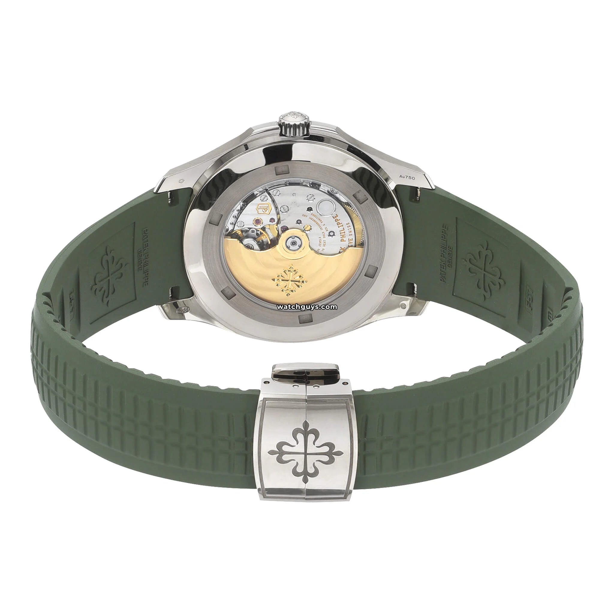 Luxury Patek Philippe Aquanaut 5168G-010 Men's Watch - 18K White Gold Automatic for Business & Formal Occasions