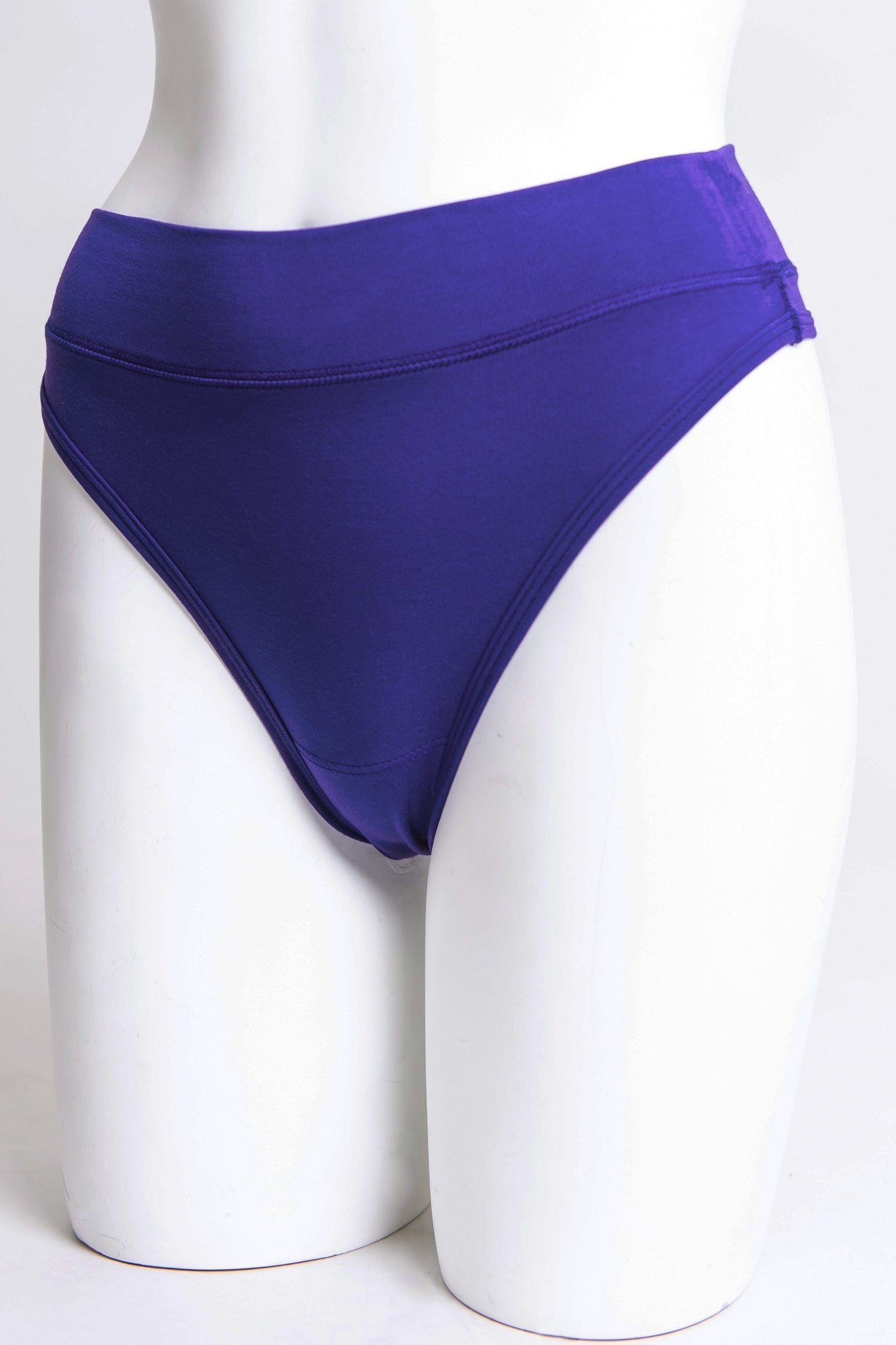 La Thong Violet Bamboo Underwear - Comfortable & Breathable Women's Panties for Yoga, Workout & Daily Wear