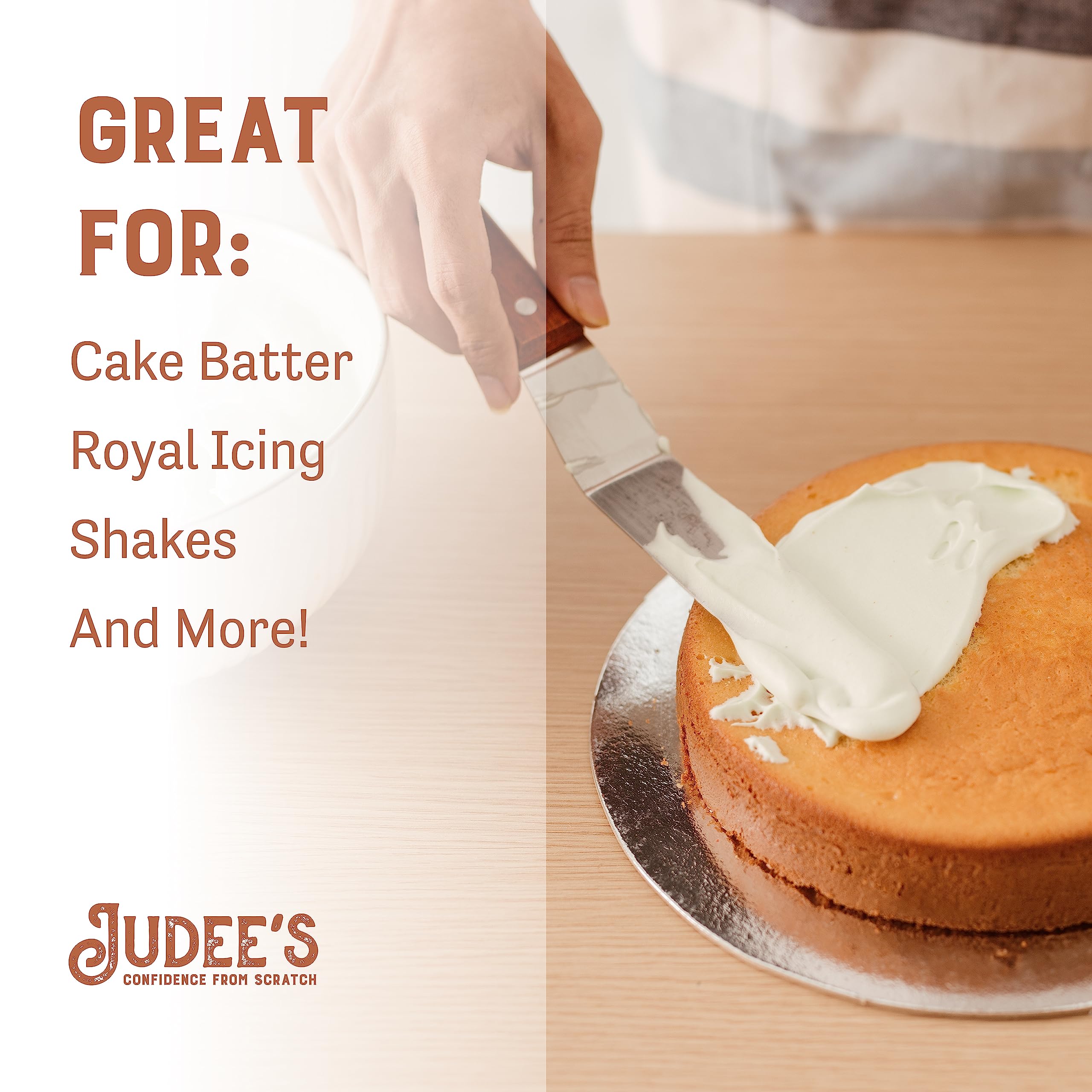 Judee's Gluten Free Dried Egg White Protein Powder 2 lb - Pasteurized, USDA Certified, Non-GMO, Nut-Free, Single Ingredient - Made in USA - Perfect for Baking, Smoothies & Protein Shakes