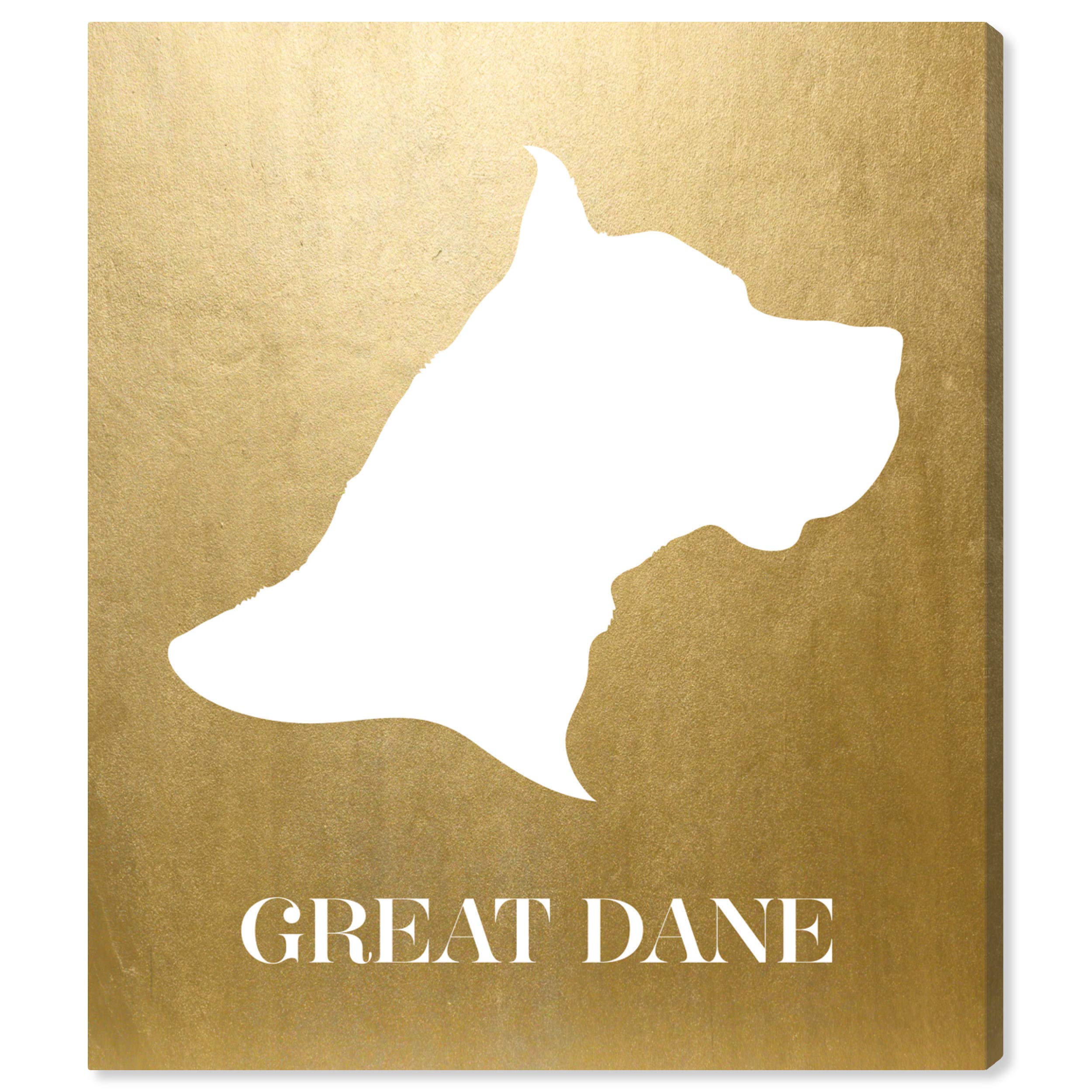 Oliver Gal Artist Co. 'Dane Inverted' Animal Wall Art Canvas Print - 20